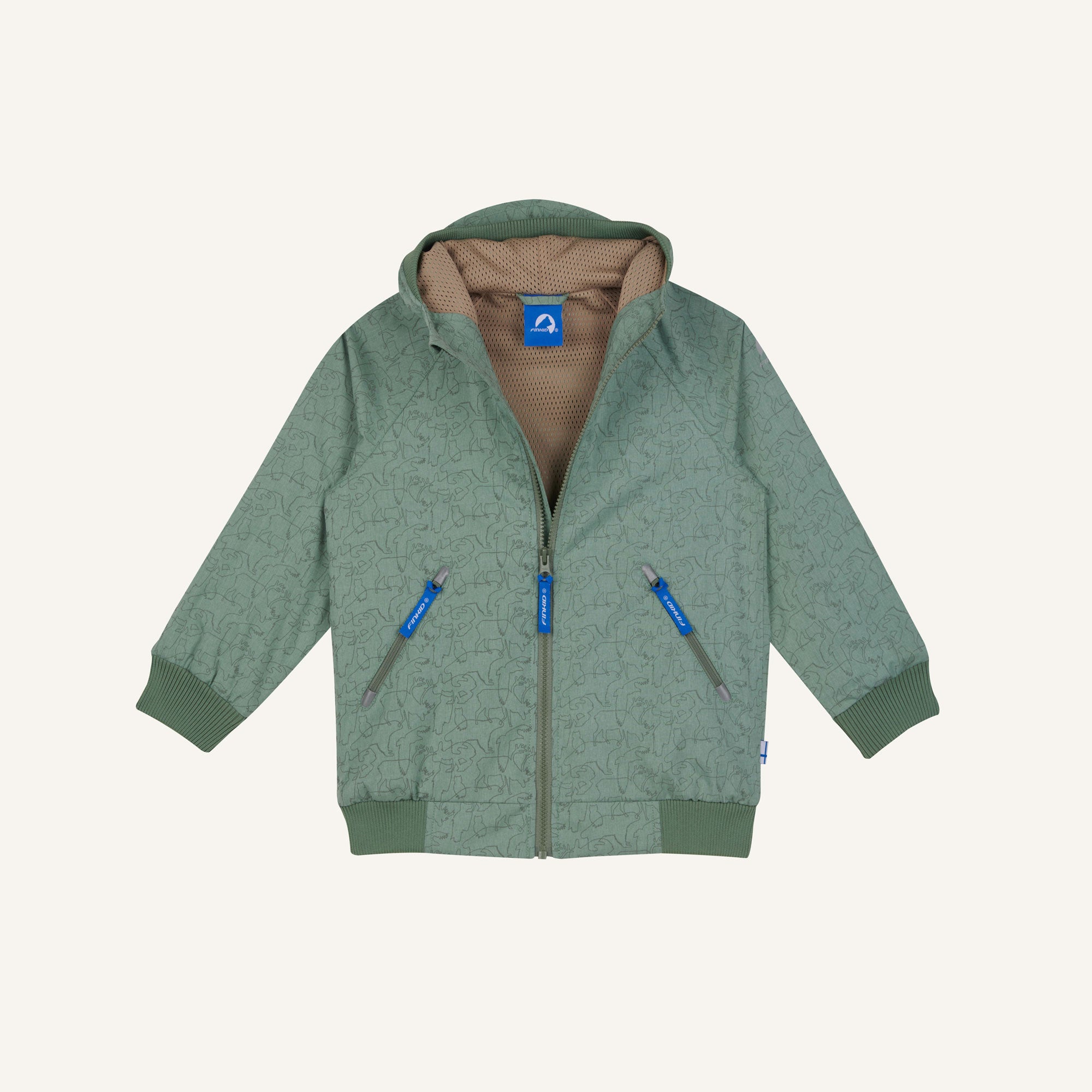 finkid-husky-tallessa-outdoorjacke-terra-cotta-reflektierend image 6