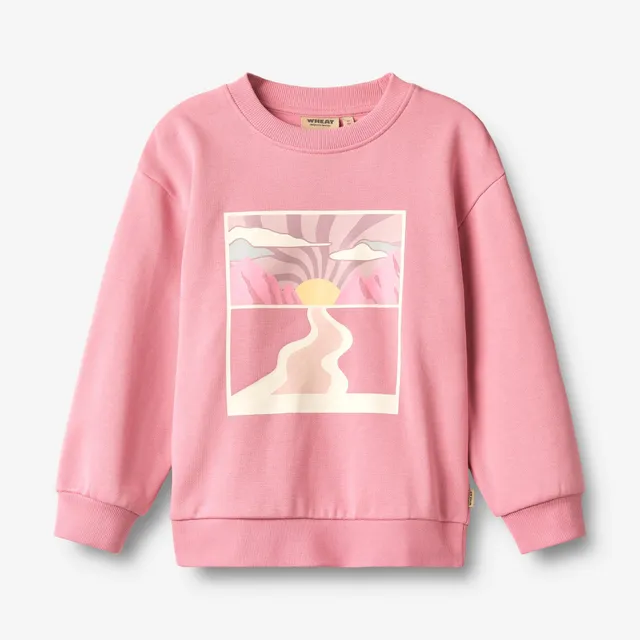 wheat-ellis-sweatshirt-wild-rose-bio-baumwolle-print image 1