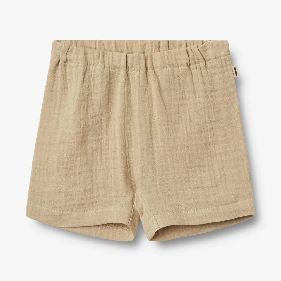 wheat-luca-shorts-soft-sand-bio-baumwolle-baby image 1