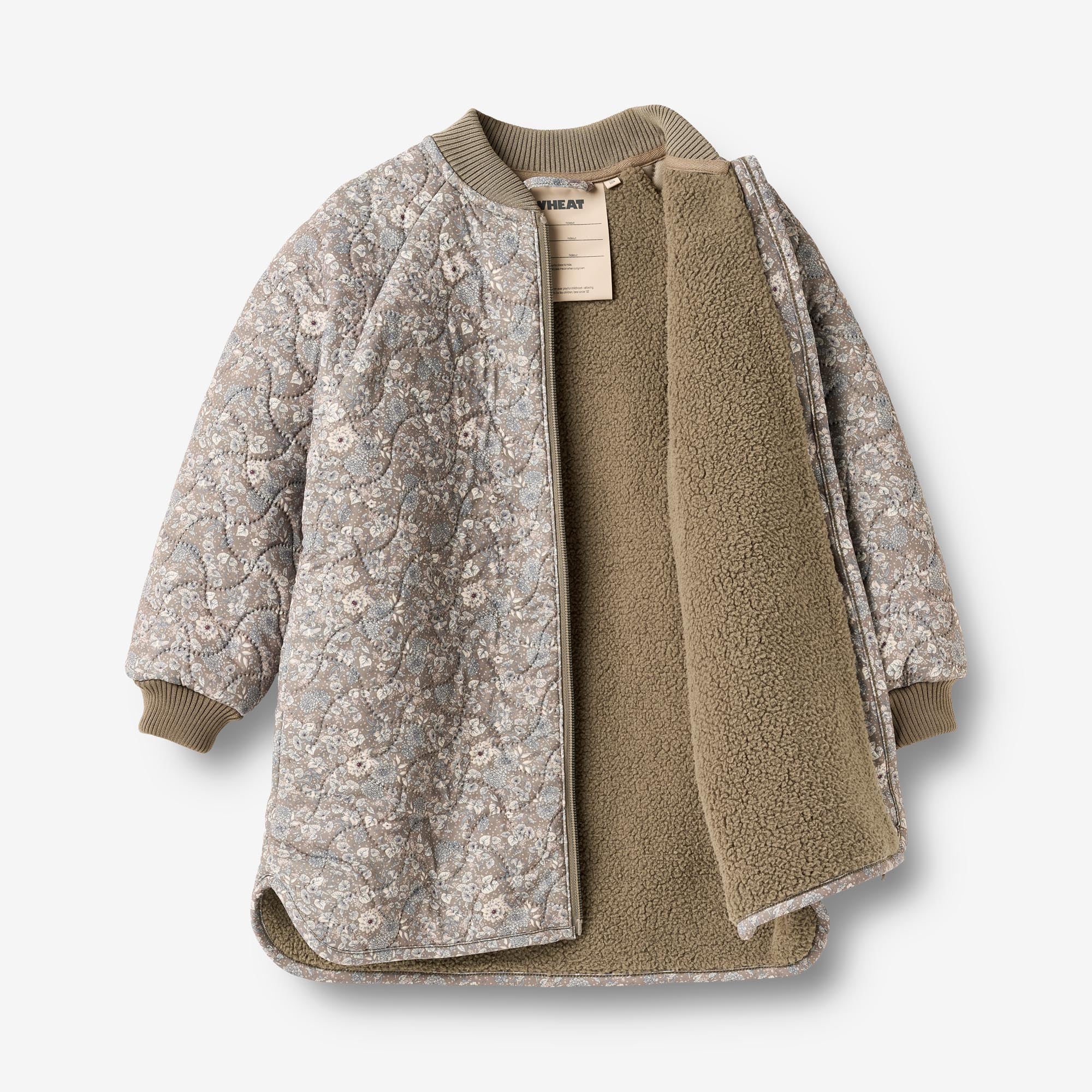 wheat-helga-thermo-jacke-grey-stone-flowers-m-dchen-steppjacke image 3