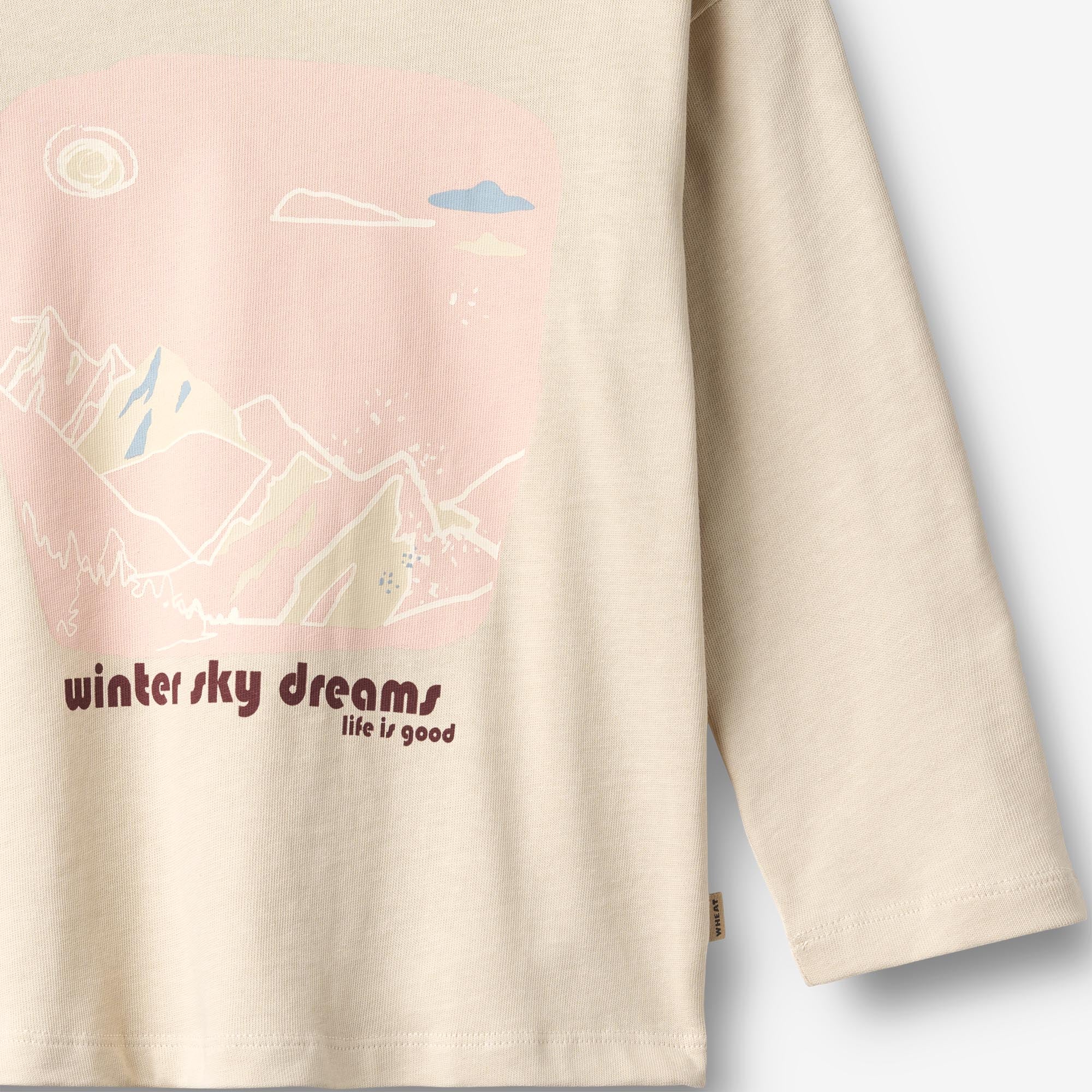 wheat-dixie-langarmshirt-kinder-offwhite-bio image 3