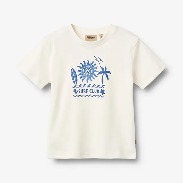 wheat-vildfred-t-shirt-kurzarm-ivory-bio-baumwolle image 1