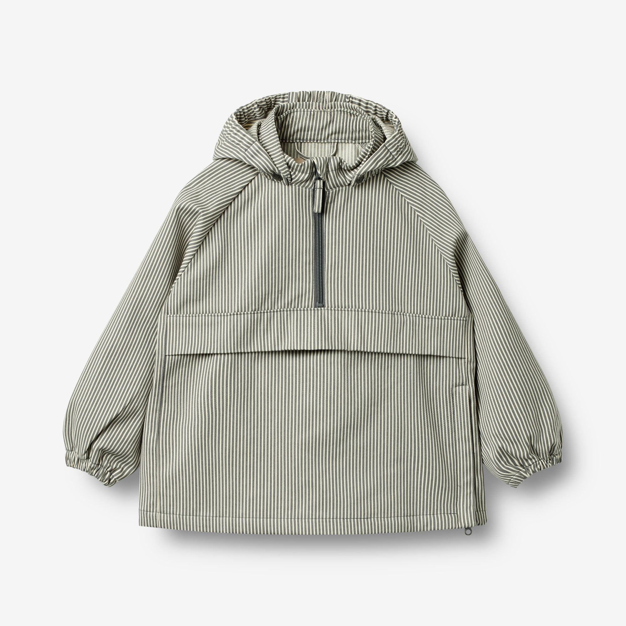 wheat-eddo-anorak-flint-stripe-bio-baumwolle-kinder image 1
