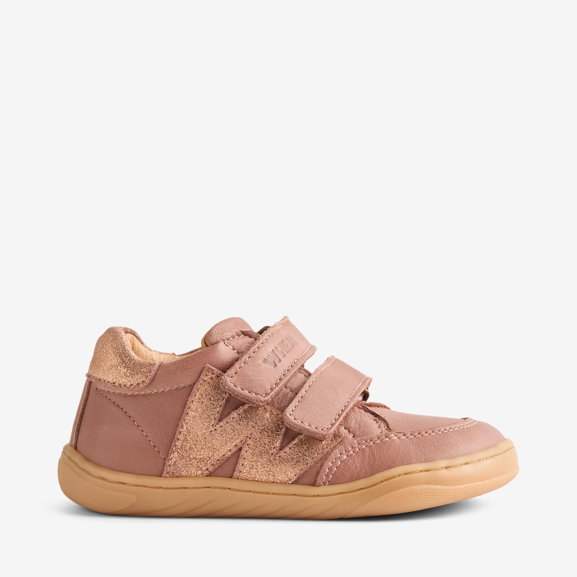 wheat-barres-sneaker-rose-leder-barfu-schuh-klett image 2