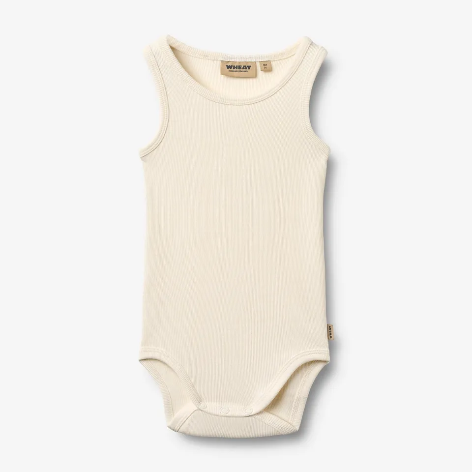 wheat-clothing-lasse-body-rmellos-bio-baumwolle-ivory image 1