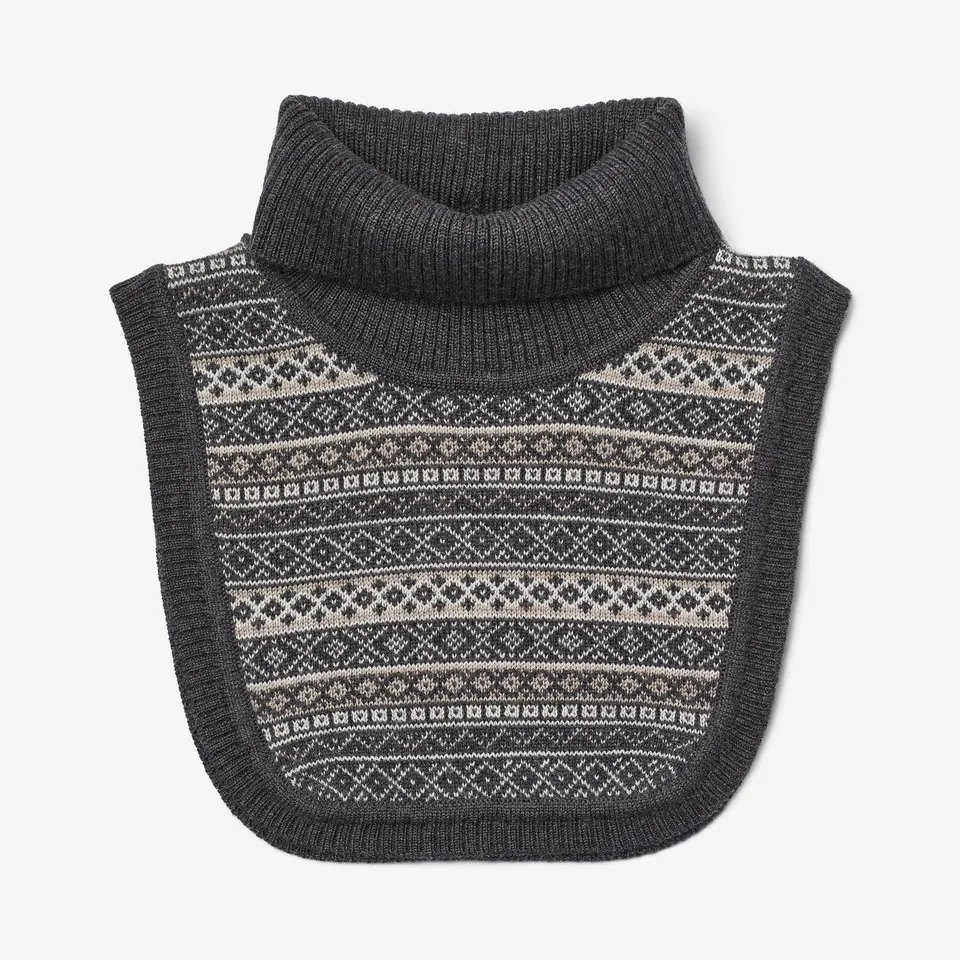 wheat-majo-halsw-rmer-charcoal-melange-merinowolle image 1