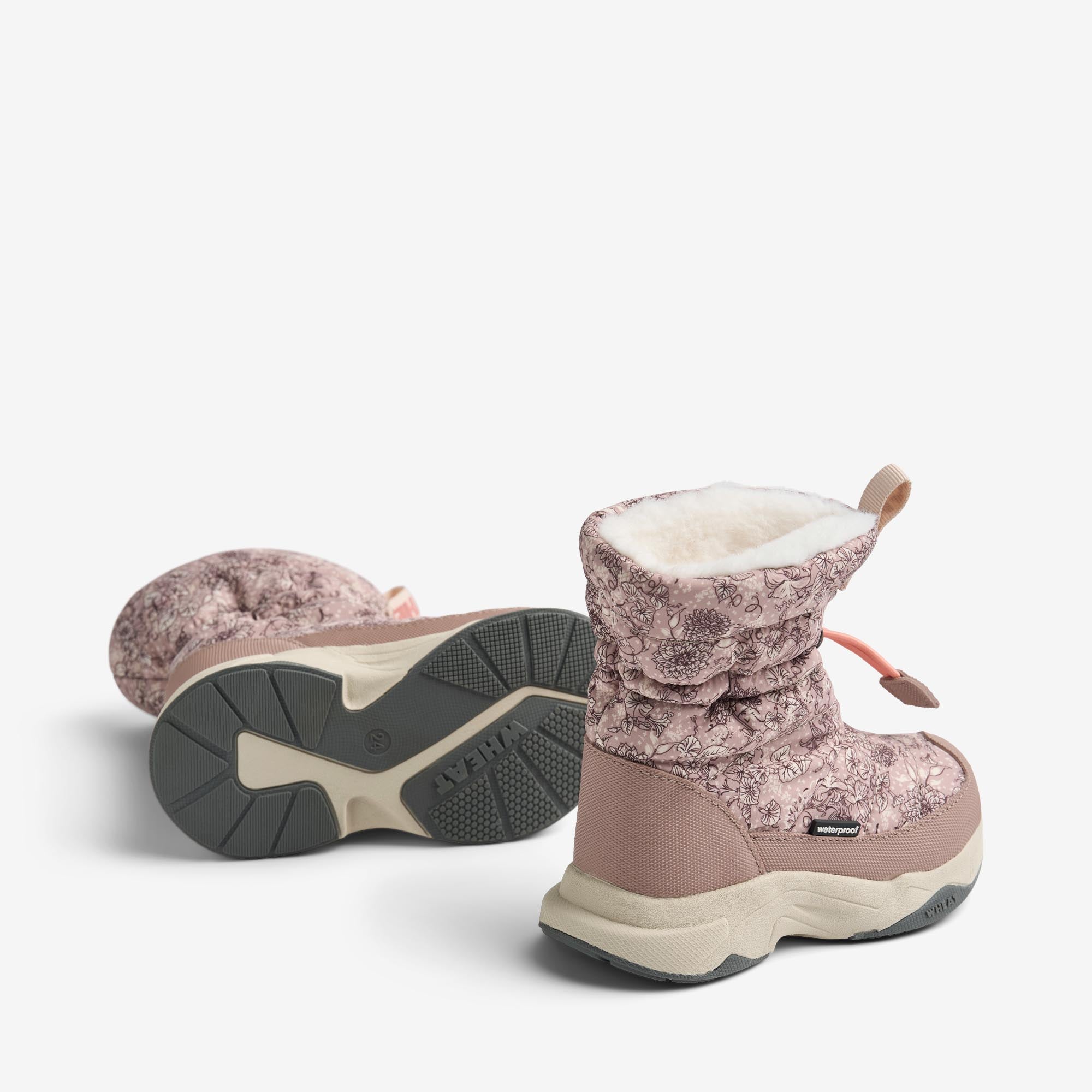 wheat-esme-winterboot-winterstiefel-rose-winter-flowers image 4