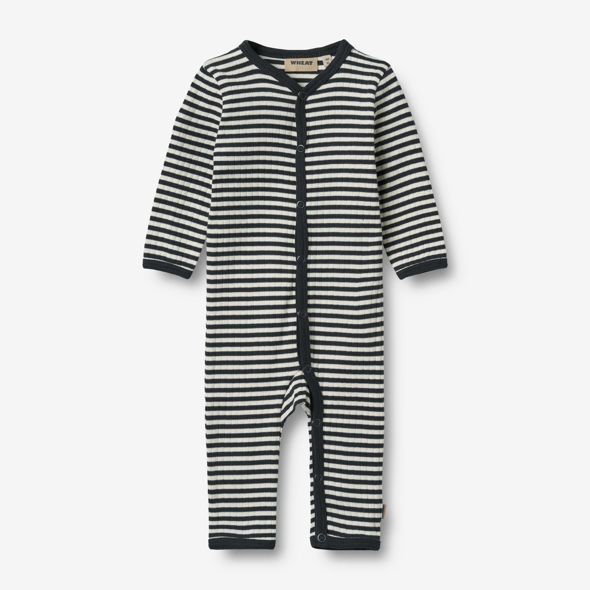 wheat-jumpsuit-l-s-dusty-strampler-navy-sea-stripe-bio-baumwolle image 1