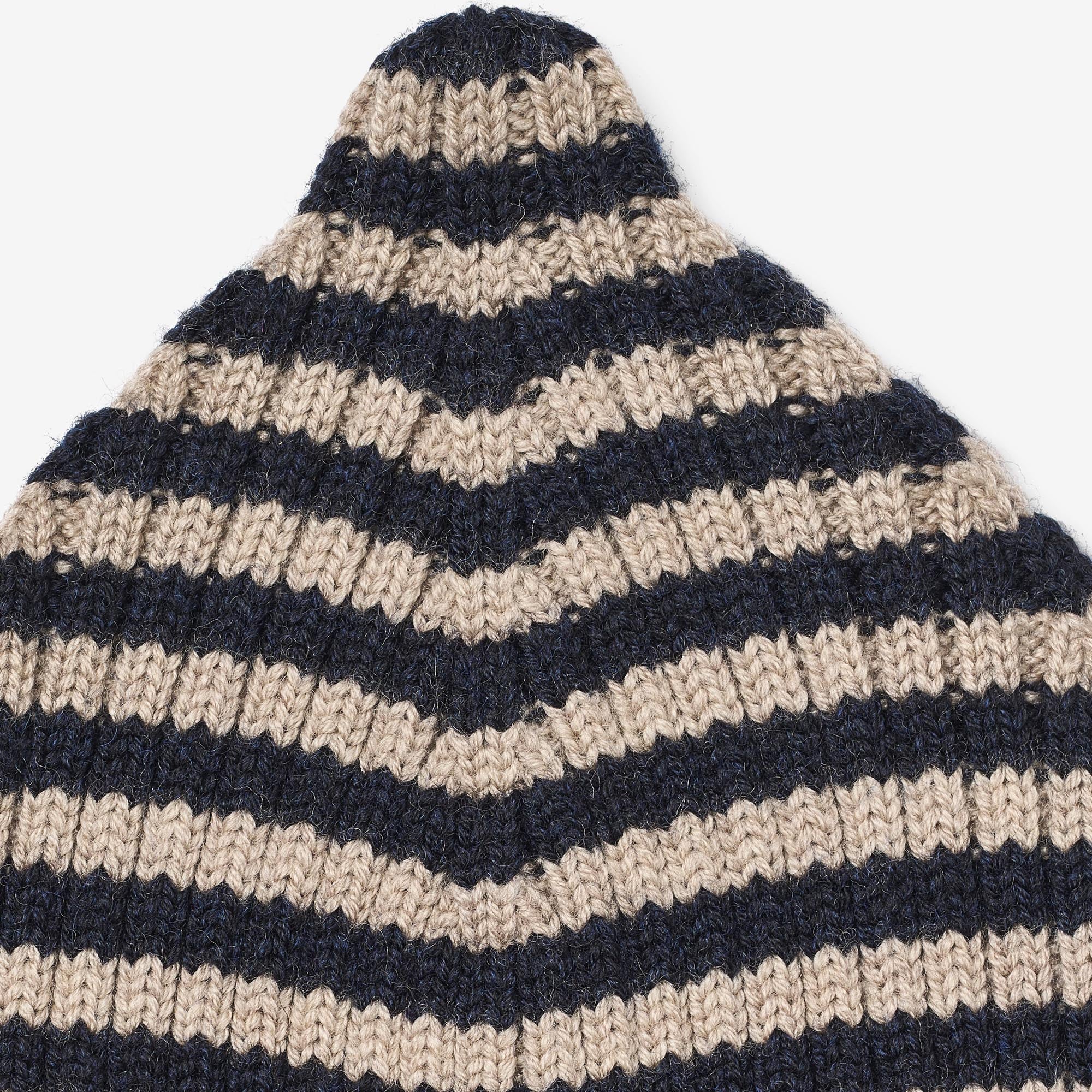 wheat-topper-beanie-navy-kinder-m-tze-merinowolle-gestreift image 4