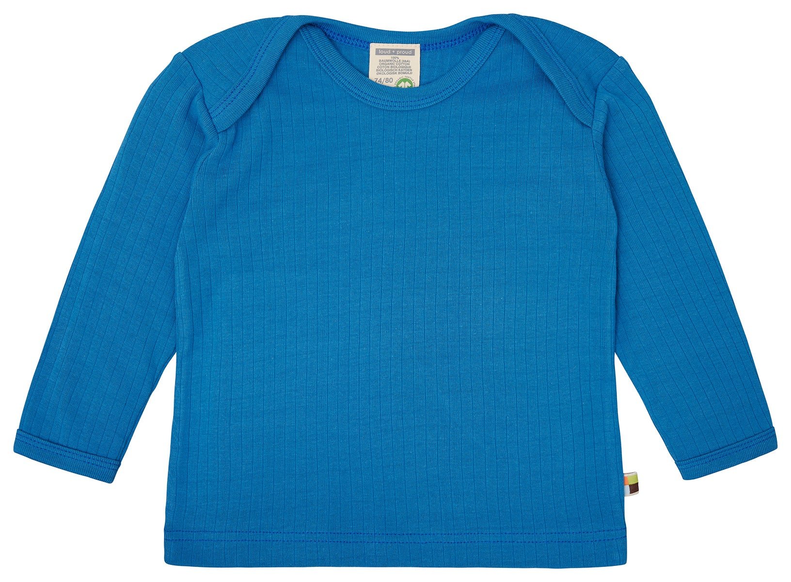 loud-proud-classics-shirt-uni-rippe-azur-62-68 image 1