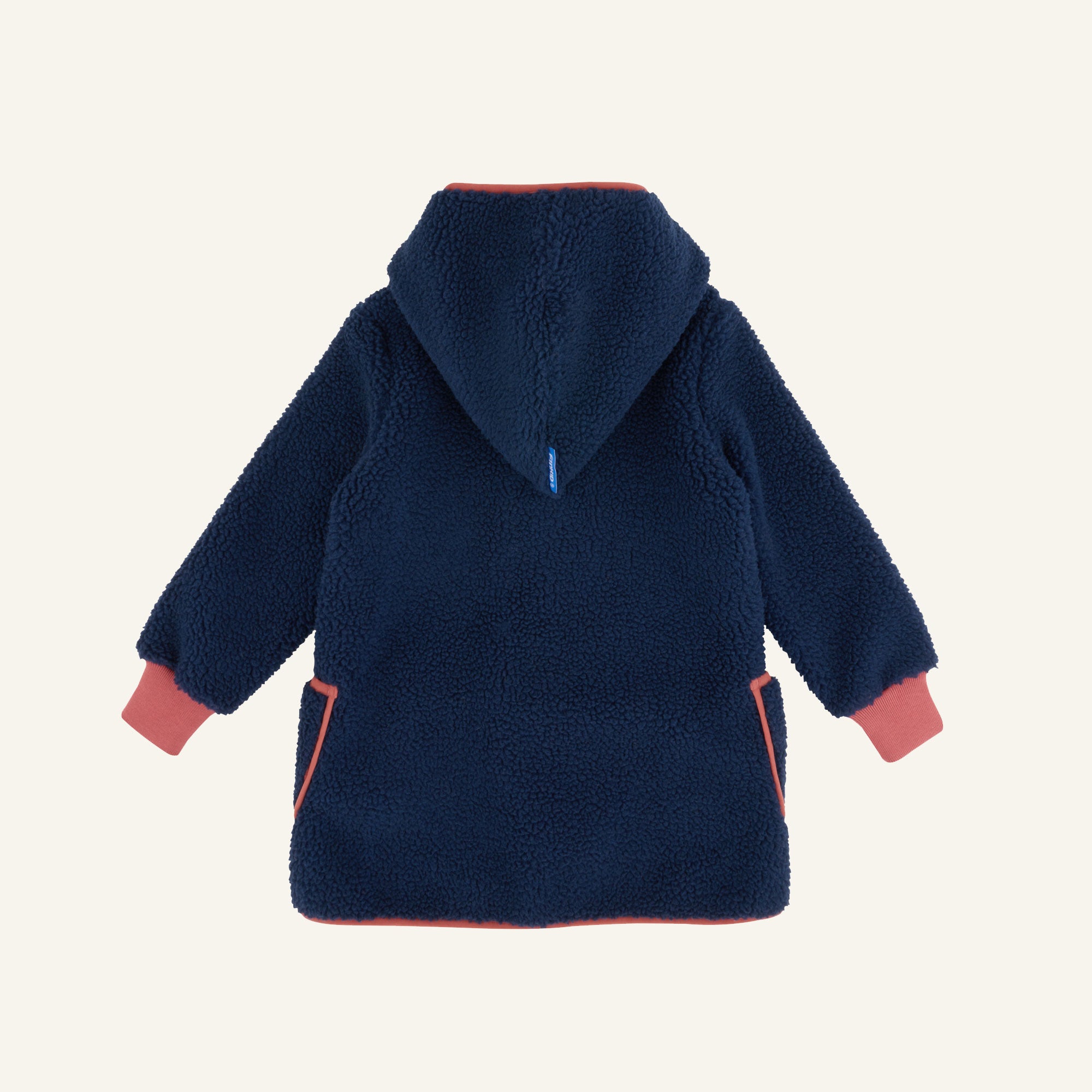 finkid-husky-likka-nalle-teddymantel-navy-cedar-zip-in image 2