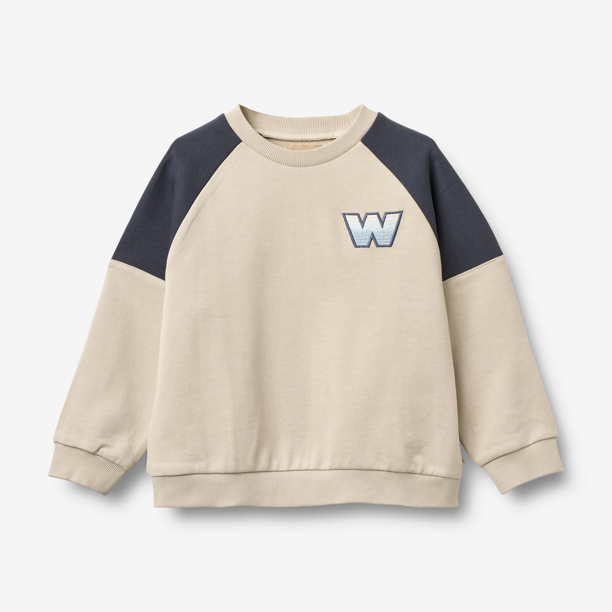 wheat-gilbert-sweatshirt-grey-cloud-bio-baumwolle image 1