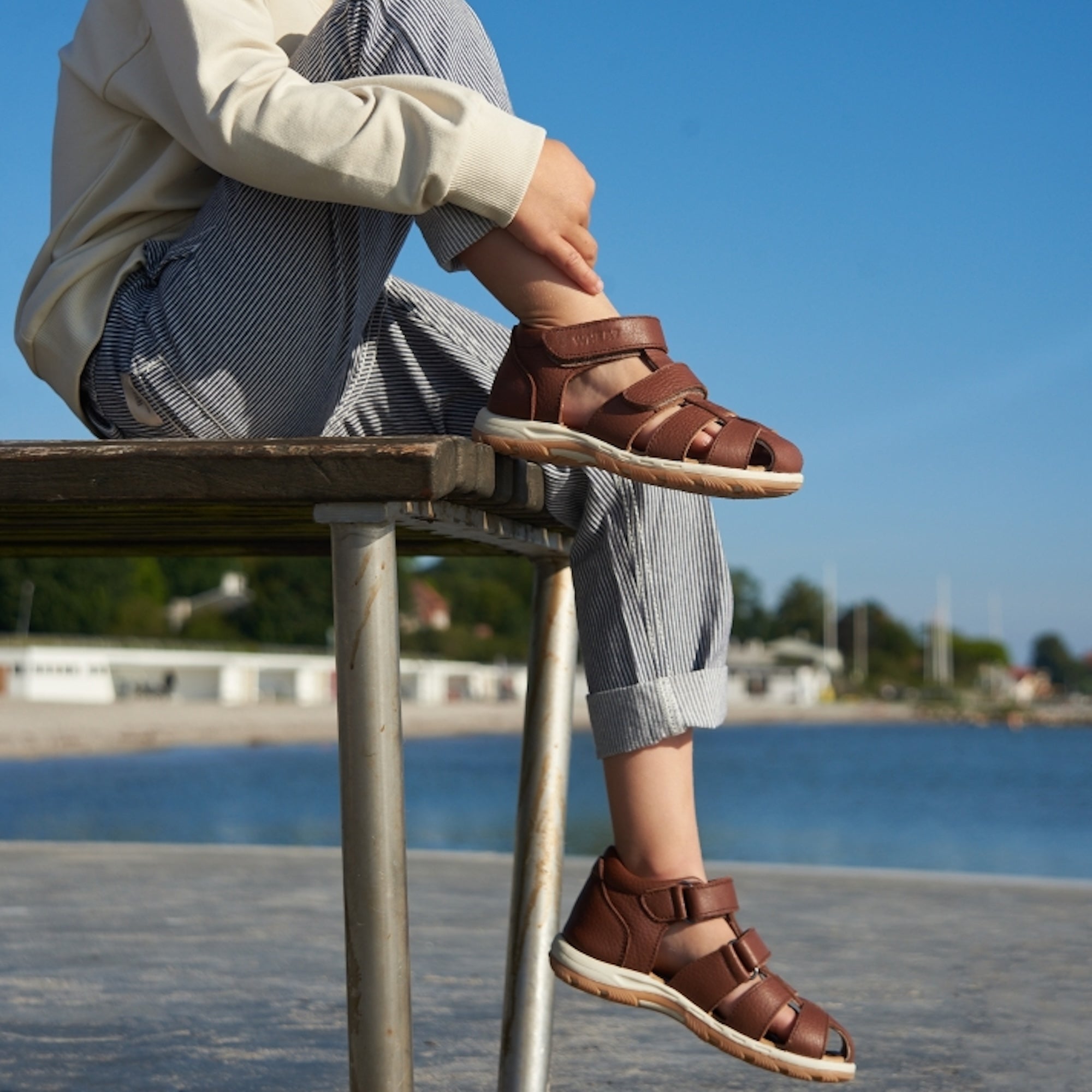 wheat-frei-l-sandale-cognac-leder-mit-klett image 5