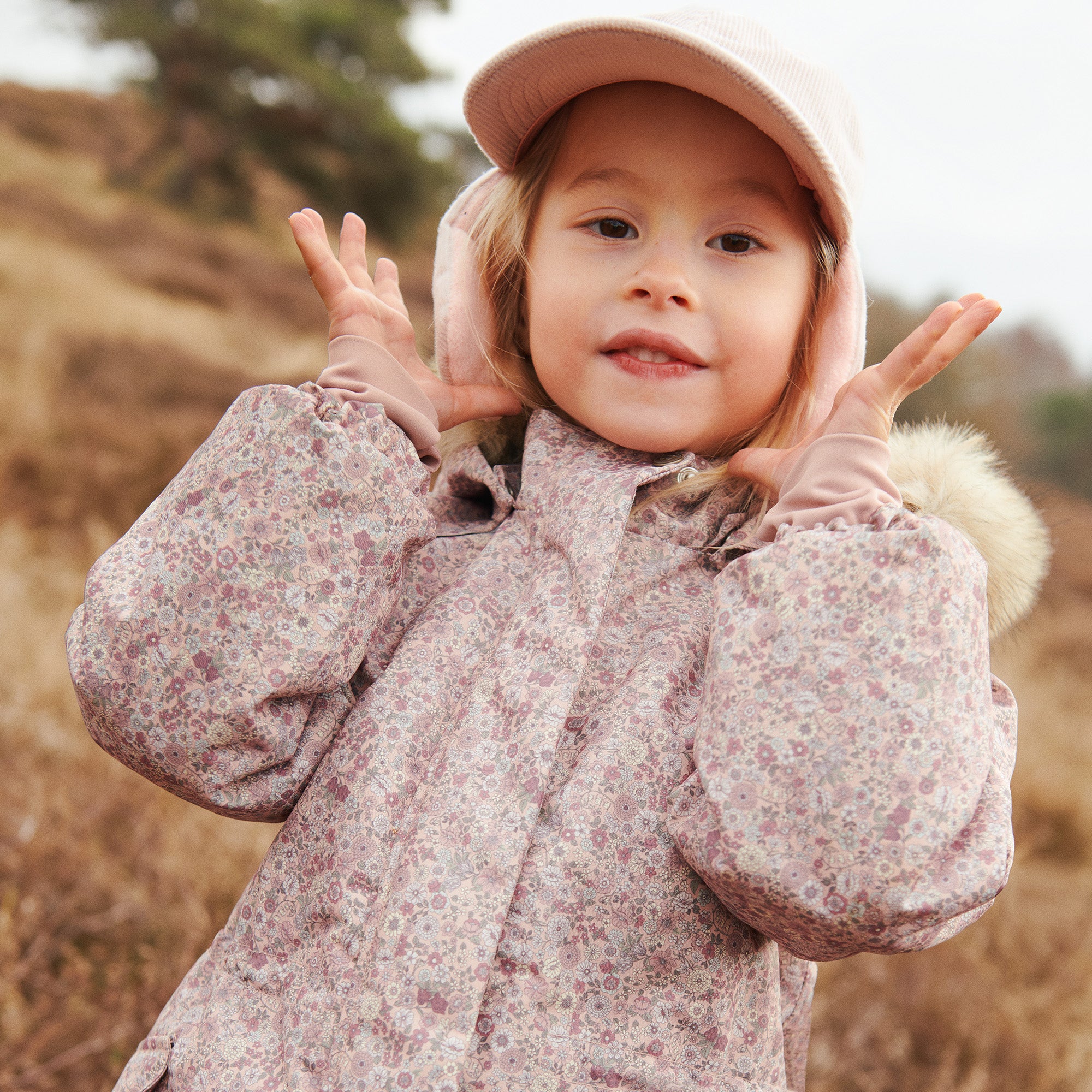 wheat-hoffa-cap-rose-powder-cord-ohrenklappen-m-tze image 2