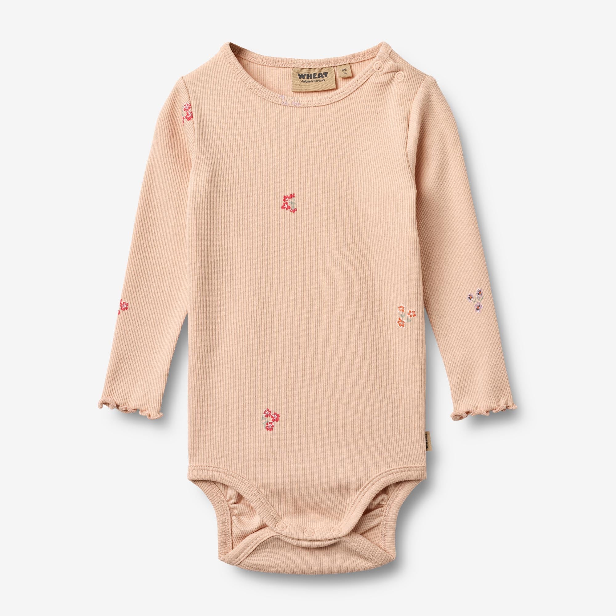 wheat-clothing-body-rie-rose-flowers-langarm-bio-m-dchen image 1