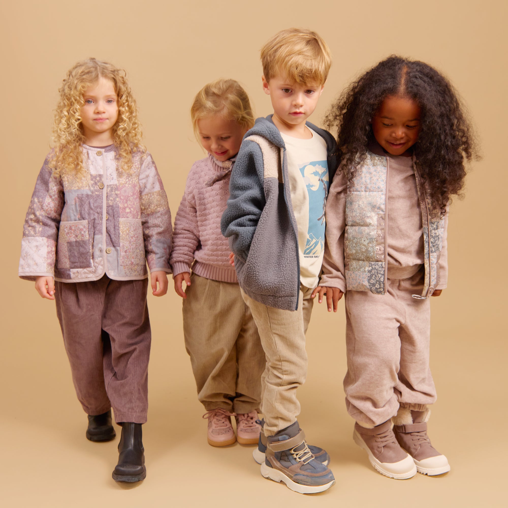 wheat-barbro-set-sweatshirt-hose-bio-melange-rose image 2