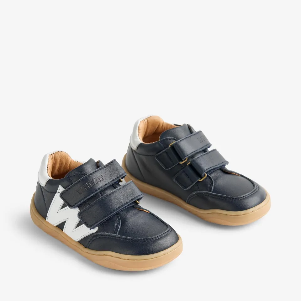 wheat-sneaker-barres-sneaker-navy-barfu-leder image 1