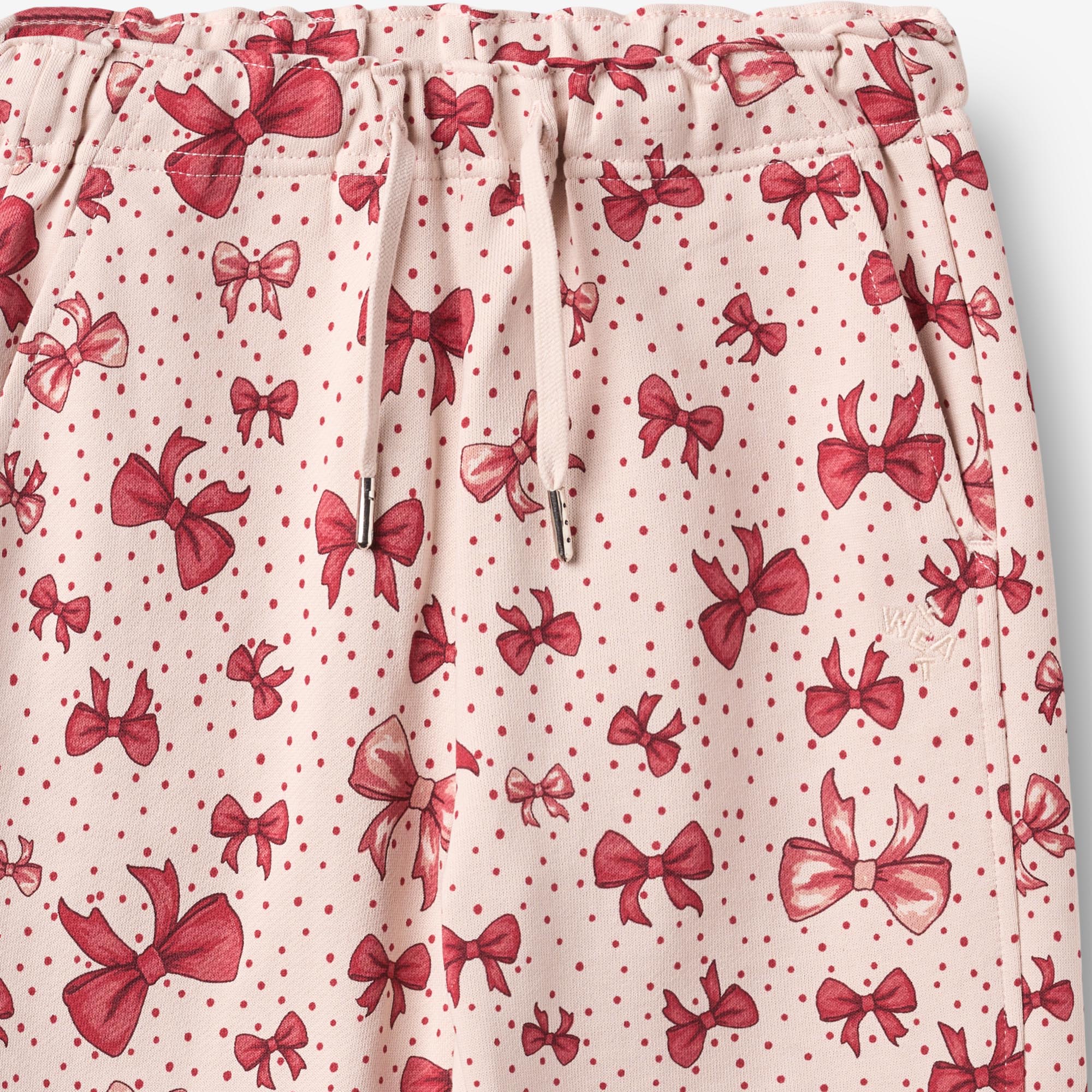 wheat-sweatpants-cosmo-jogginghose-almond-peach-bows image 3