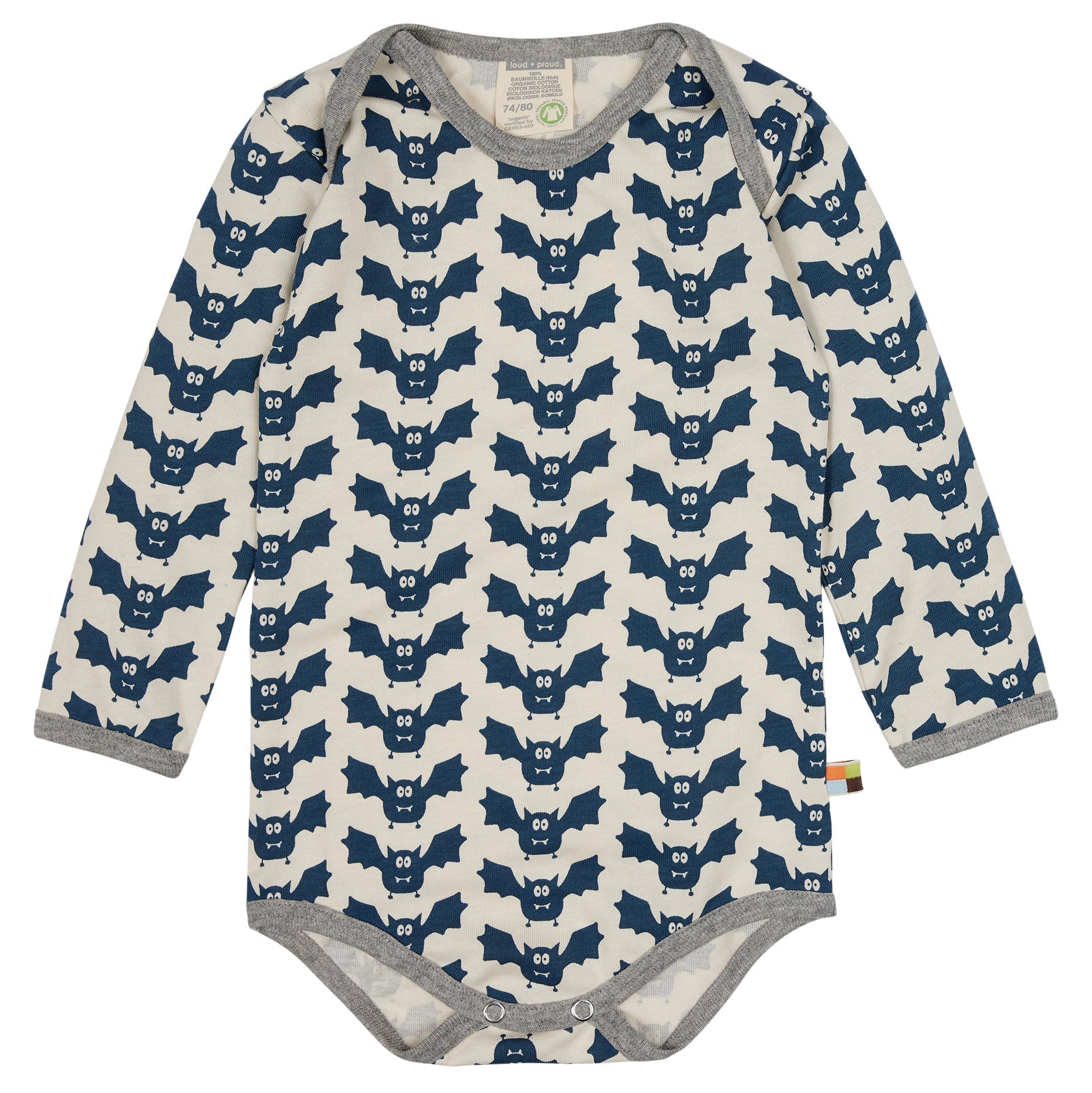 loud-proud-classics-body-langarm-baby-body-aqua-62-68-bio image 7