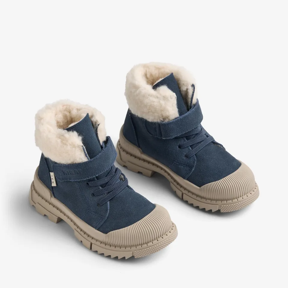 wheat-echo-tex-winterstiefel-greyblue-wildleder-wollfutter image 1