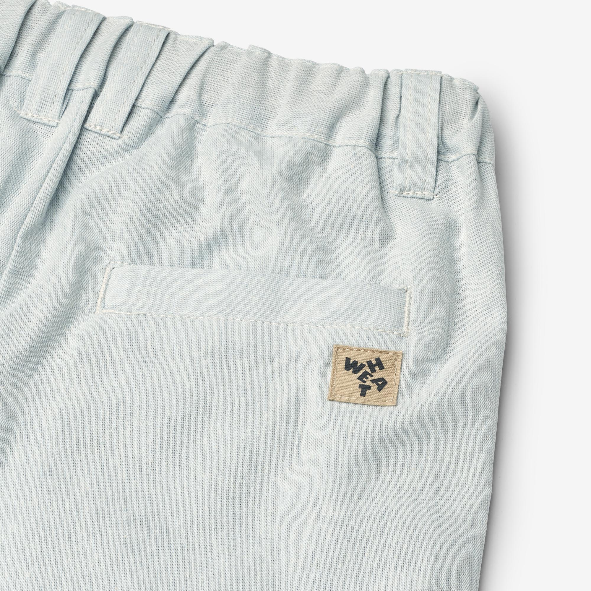 wheat-elvig-shorts-light-blue-chambray-bio image 4