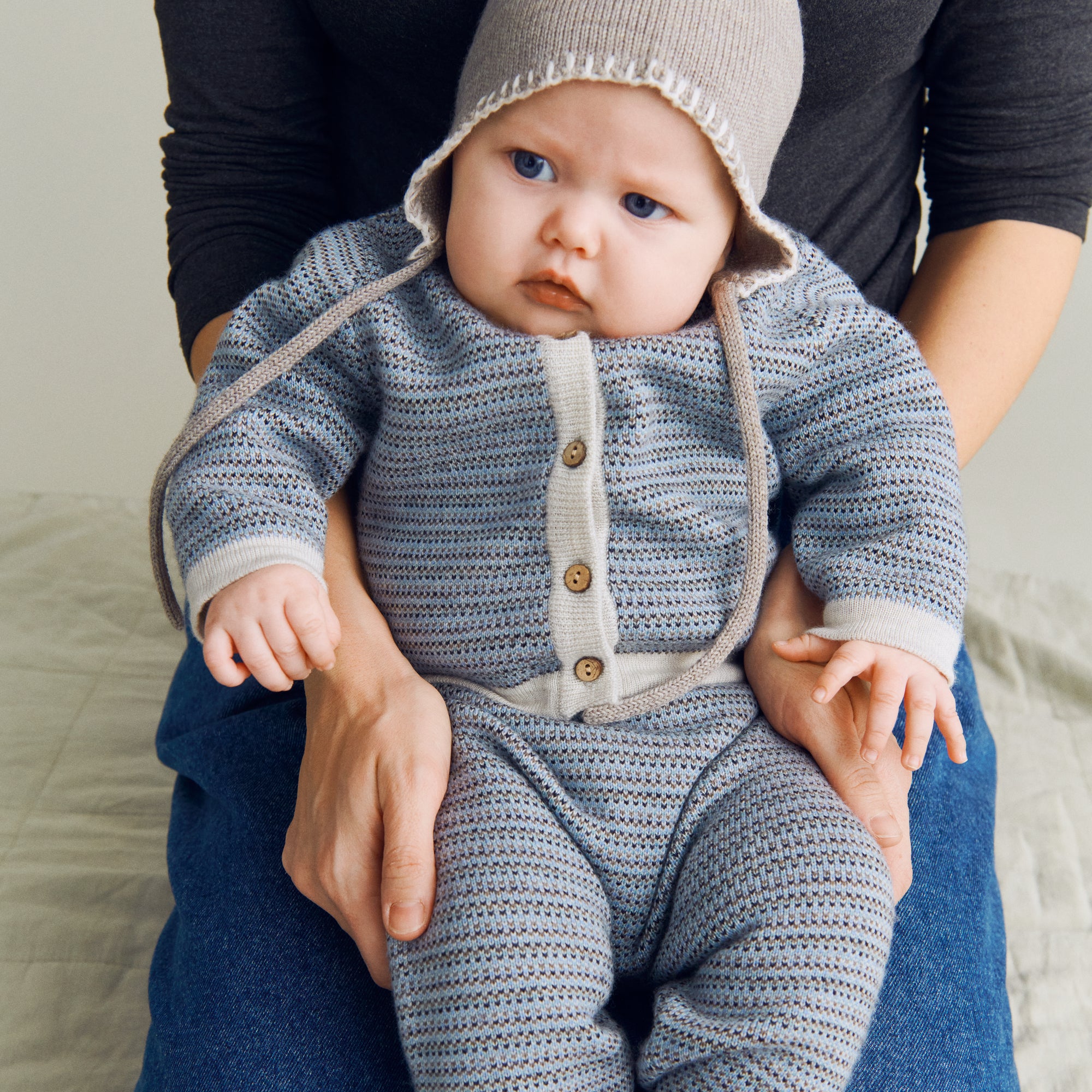 wheat-neel-strickhose-baby-bluey-merinowolle image 2