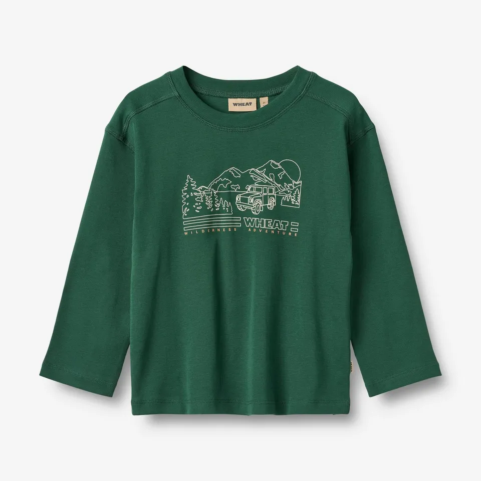 wheat-holger-langarmshirt-kale-bio-baumwolle-print image 1