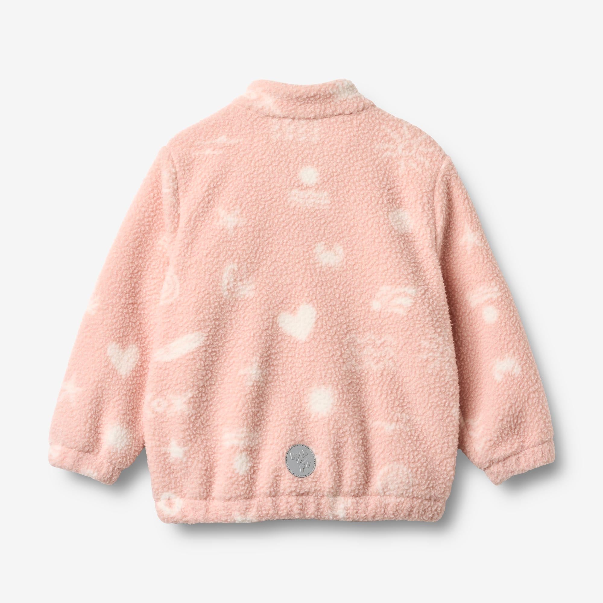 wheat-outerwear-helge-fleecejacke-kinder-cameo-rose-jacquard image 2