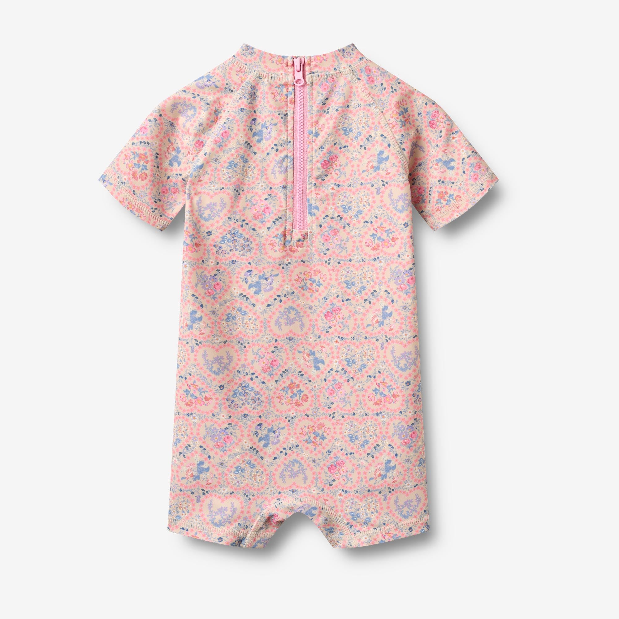 wheat-clothing-cas-badeanzug-pink-heart-flowers-uv40 image 2