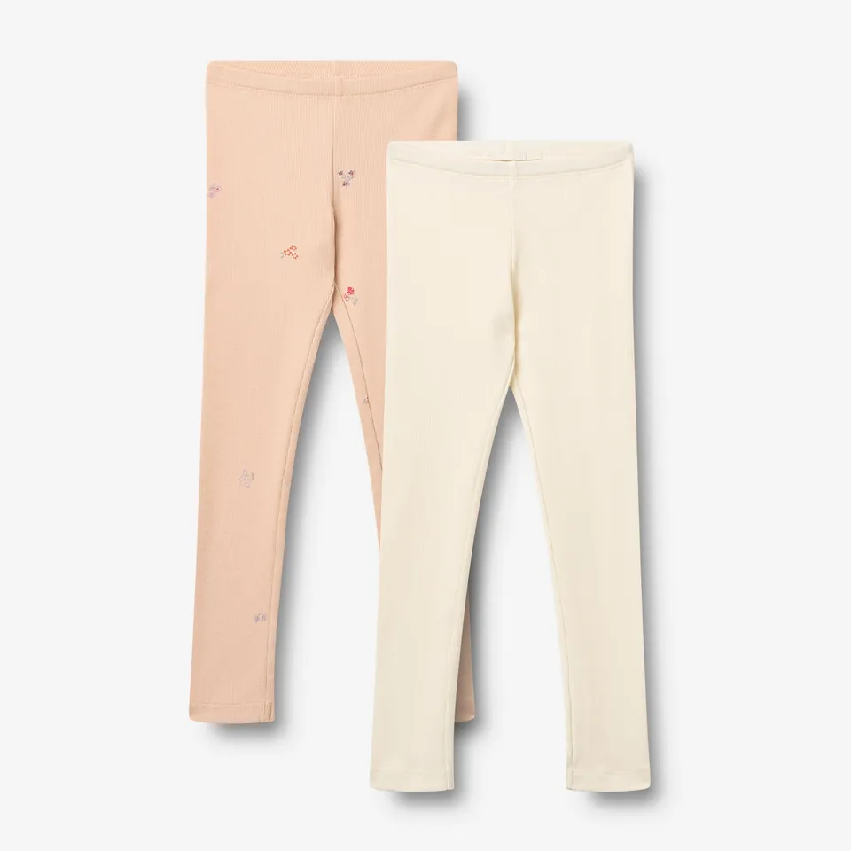 wheat-jules-leggings-rose-flowers-2er-pack-bio-baumwolle image 1