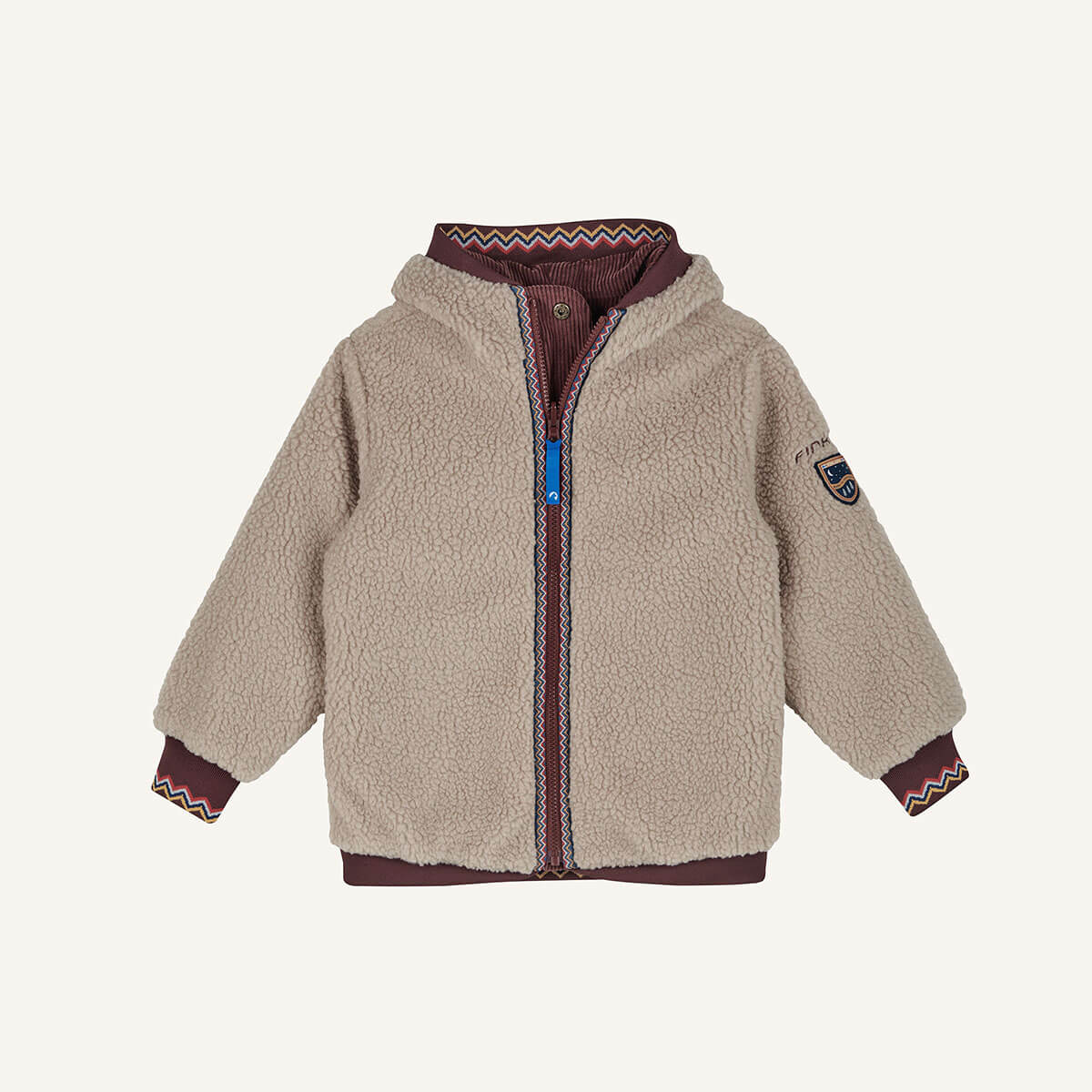 finkid-husky-juuri-cord-kinder-winterjacke-navy-90-100 image 4