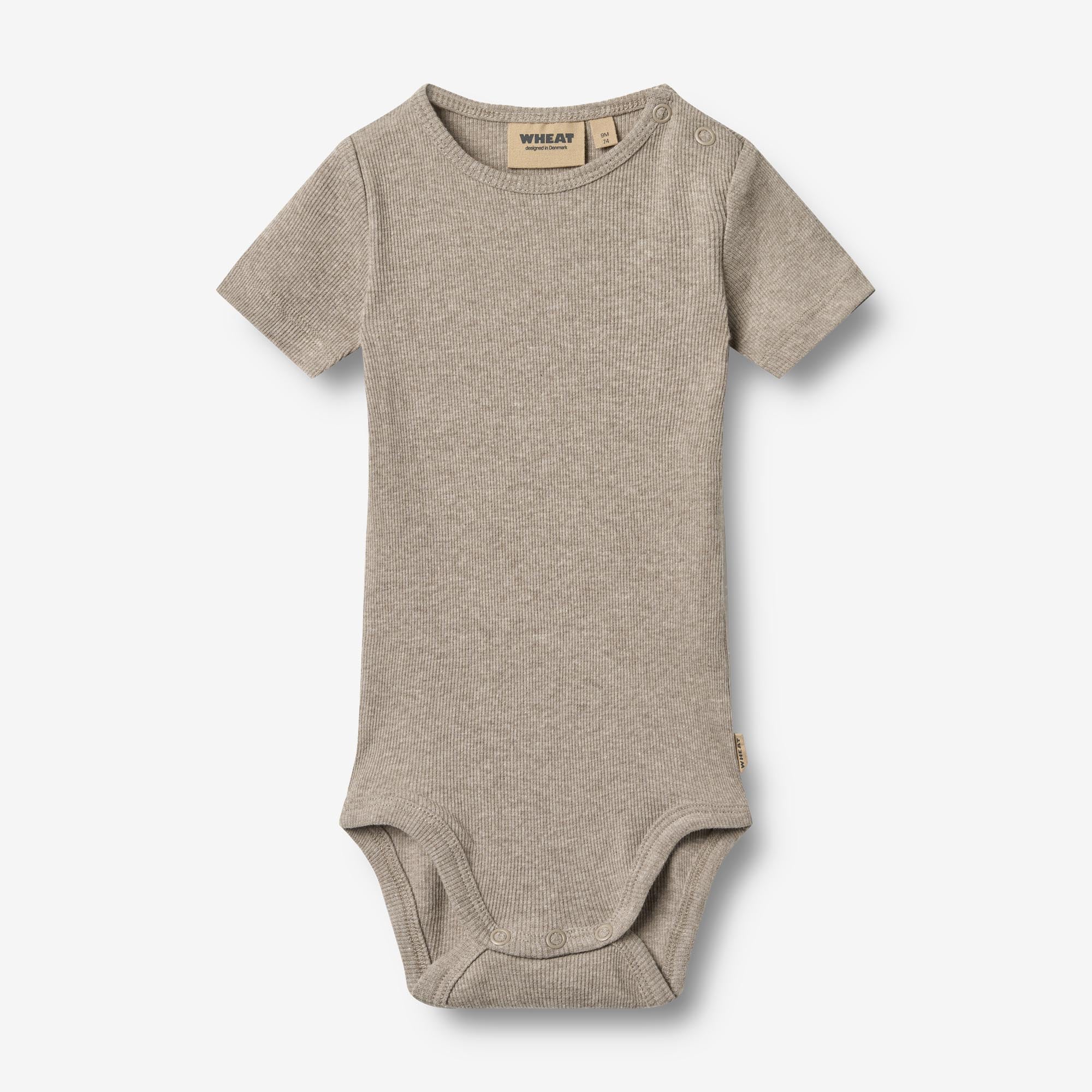 wheat-timo-gravel-melange-body-kurzarm-baby-2er-set image 5