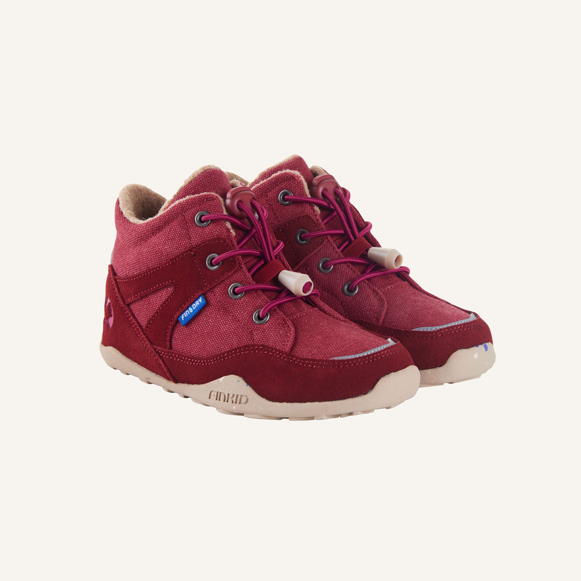 finkid-husky-nilkka-barfu-schuhe-navy-wasserdicht-wollsohle image 6