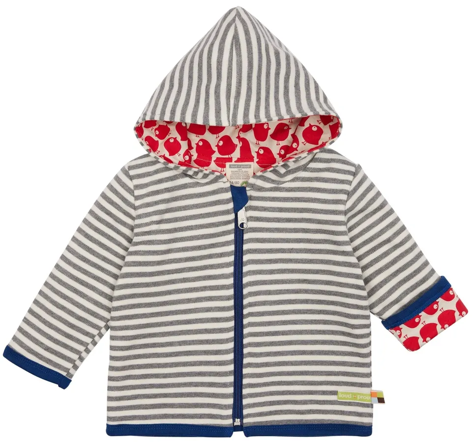 loud-proud-classics-wendejacke-kapuze-grey-74-80 image 1