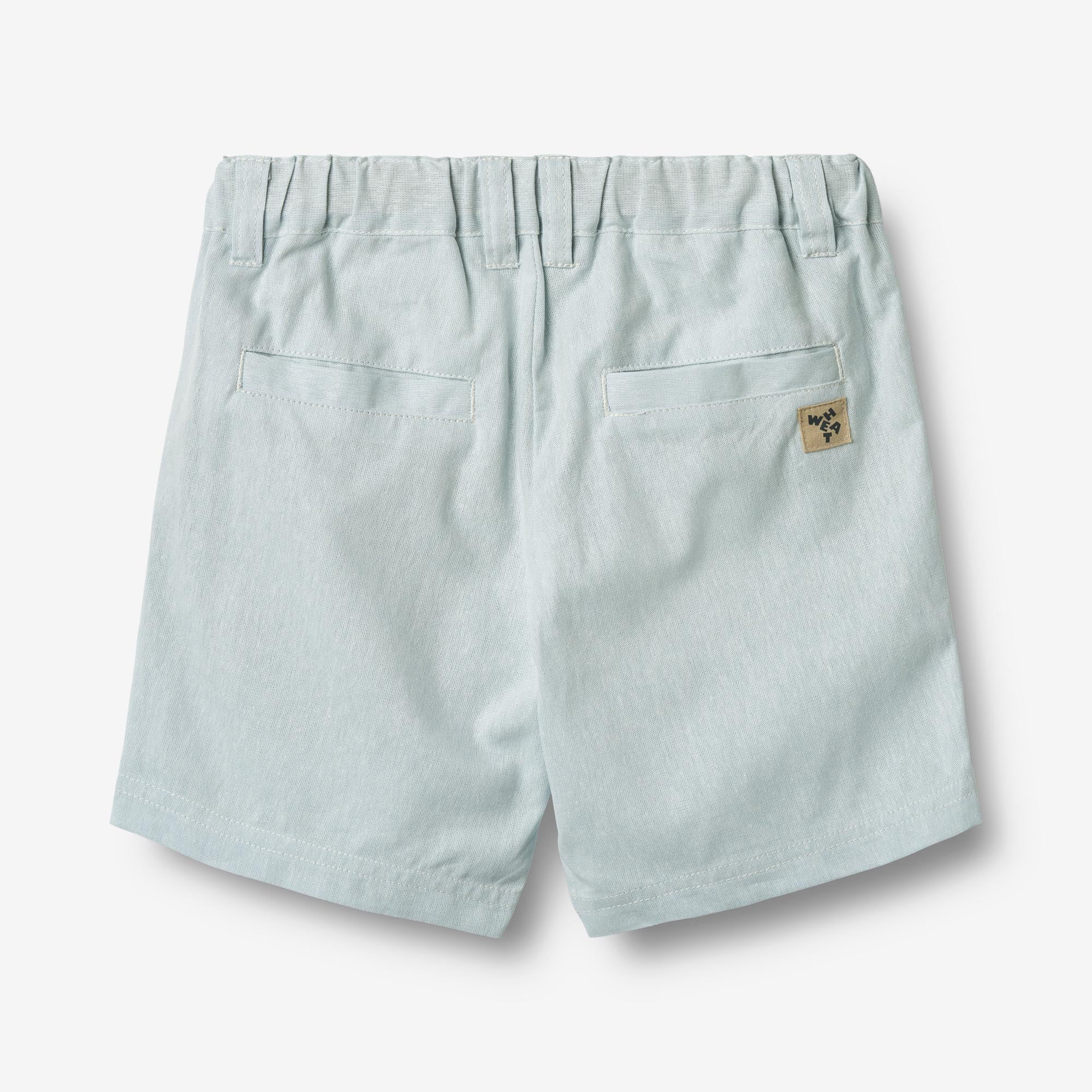 wheat-elvig-shorts-light-blue-chambray-bio image 3