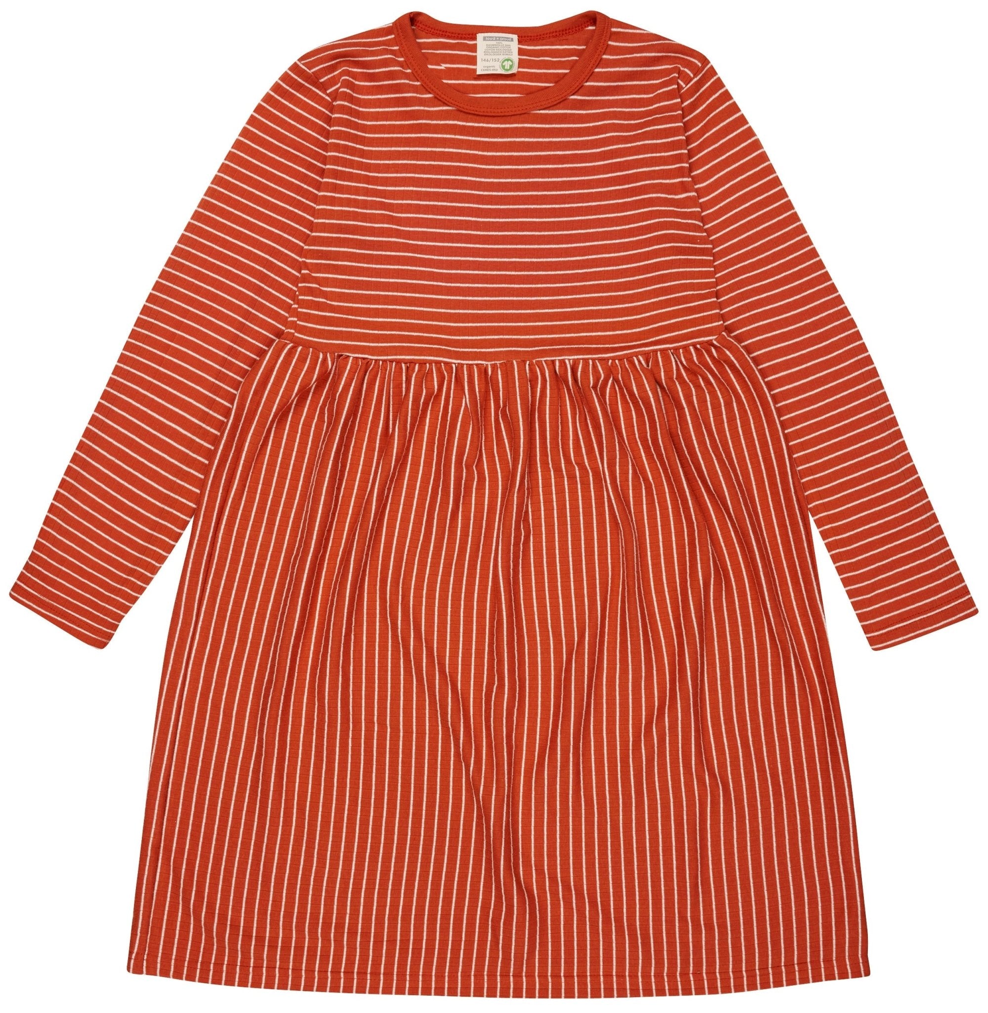 loud-proud-classics-kleid-derby-rib-m-dchenkleid-cinnamon-gestreift image 3