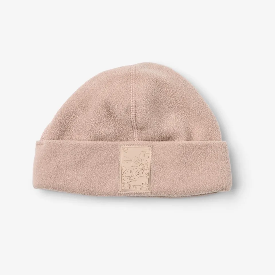 wheat-loloen-kinder-fleece-m-tze-dry-rose-recyclingfleece image 1