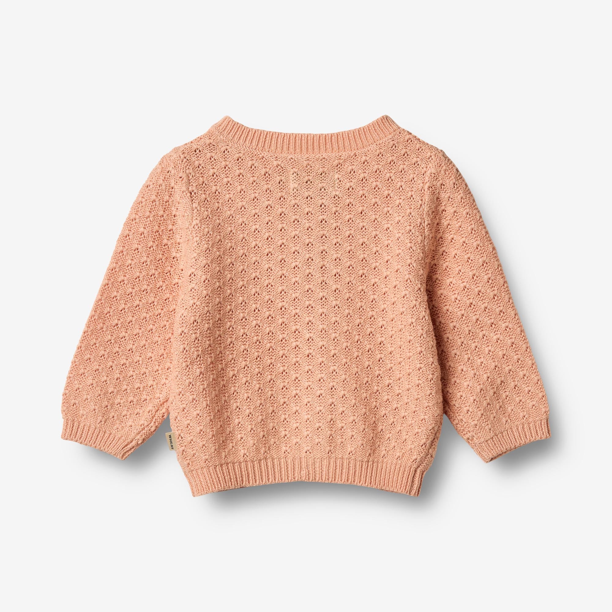 wheat-magnella-strickjacke-pink-sand-baumwolle-baby image 2