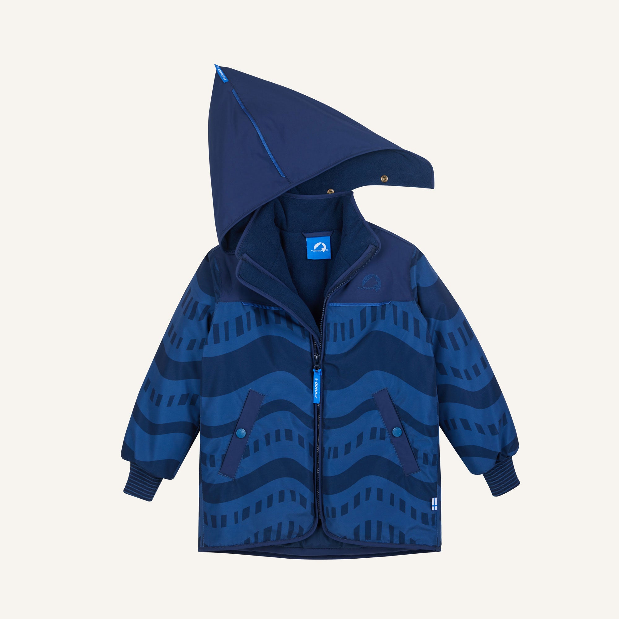 finkid-husky-kuvio-winterjacke-denim-navy-90-100-wasserdicht image 3