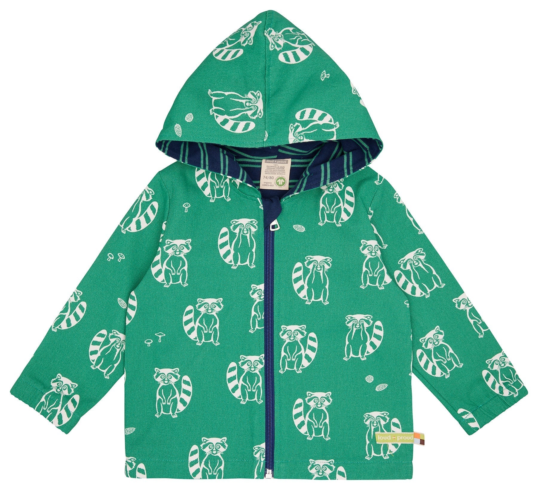 loud-proud-classics-jacke-mit-druck-azur-98-104-baumwolle image 5