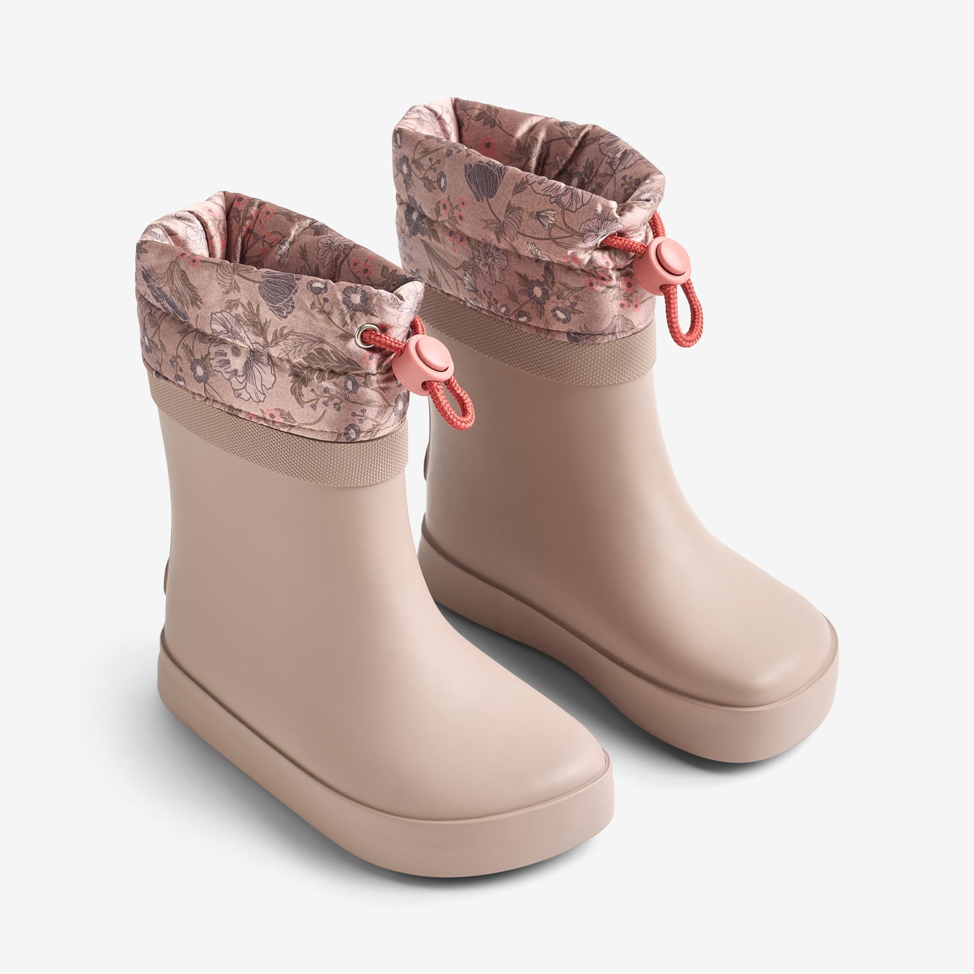 wheat-arden-thermo-barefoot-gummistiefel-golden-flowers-wollfutter image 1