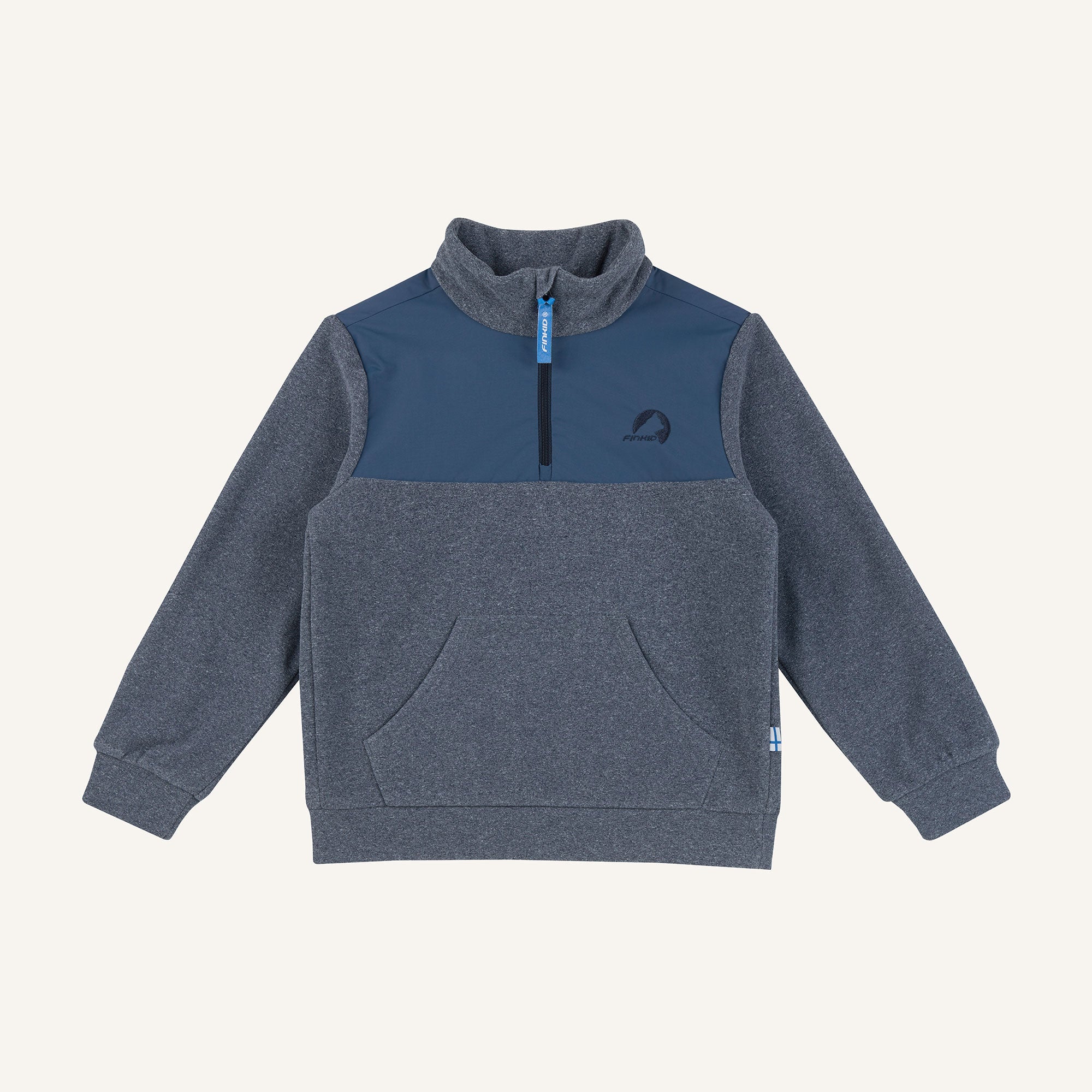 finkid-masi-knit-pullover-cranberry-peach-strickfleece image 1