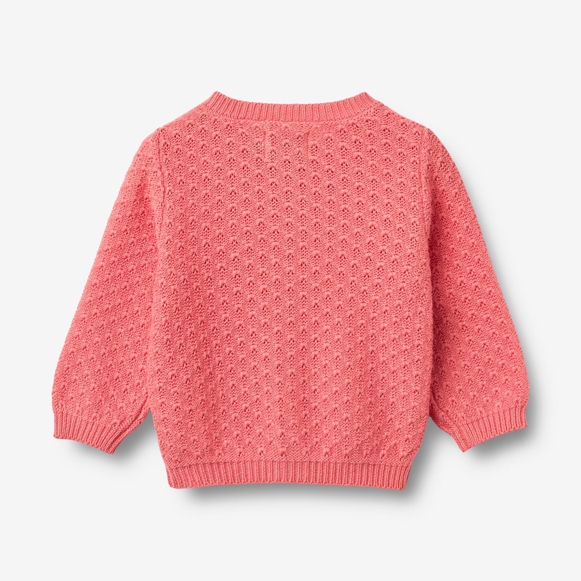 wheat-magnella-strickjacke-baby-coral-bio-baumwolle image 2
