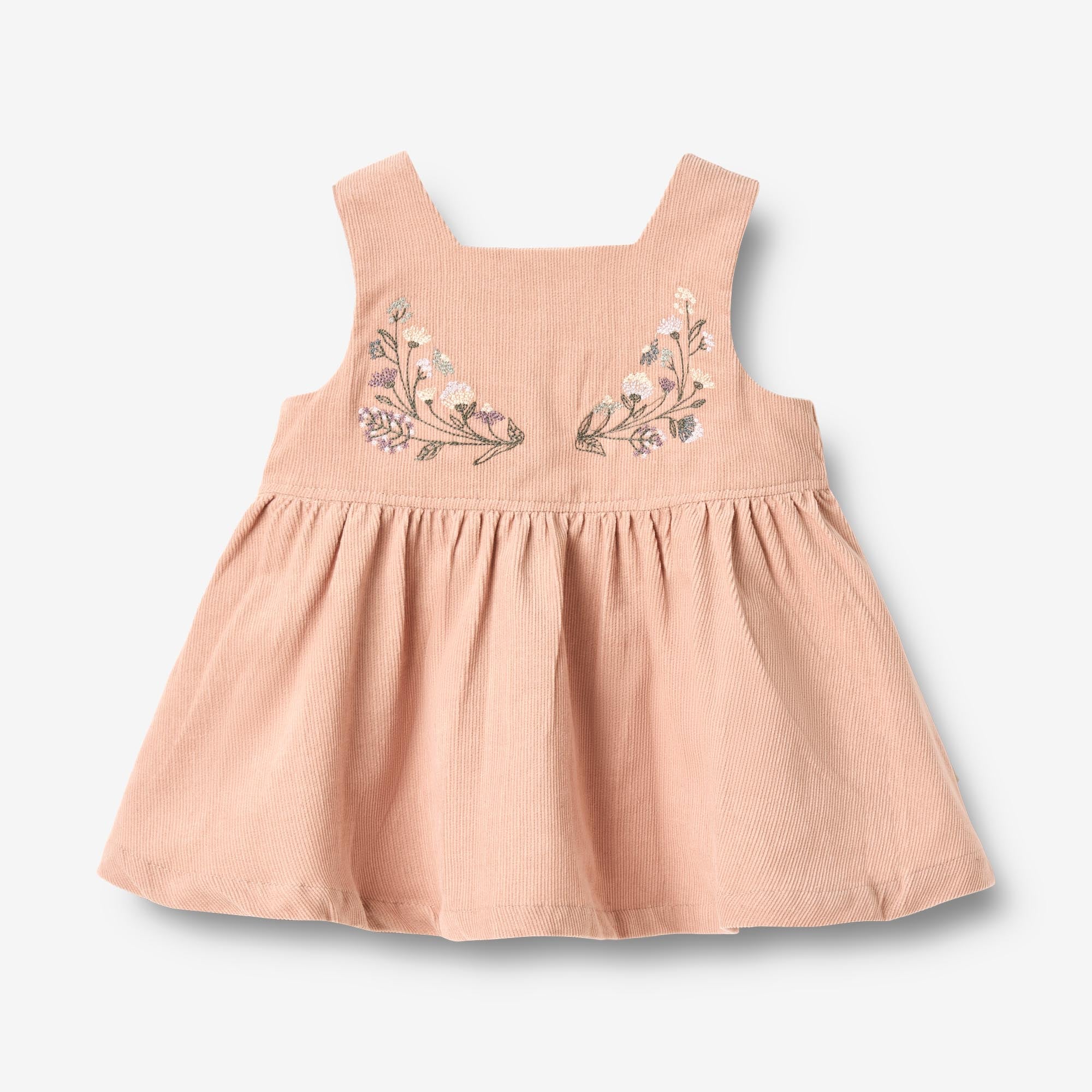 wheat-mirna-latzkleid-rose-powder-cord-bio-baumwolle image 1