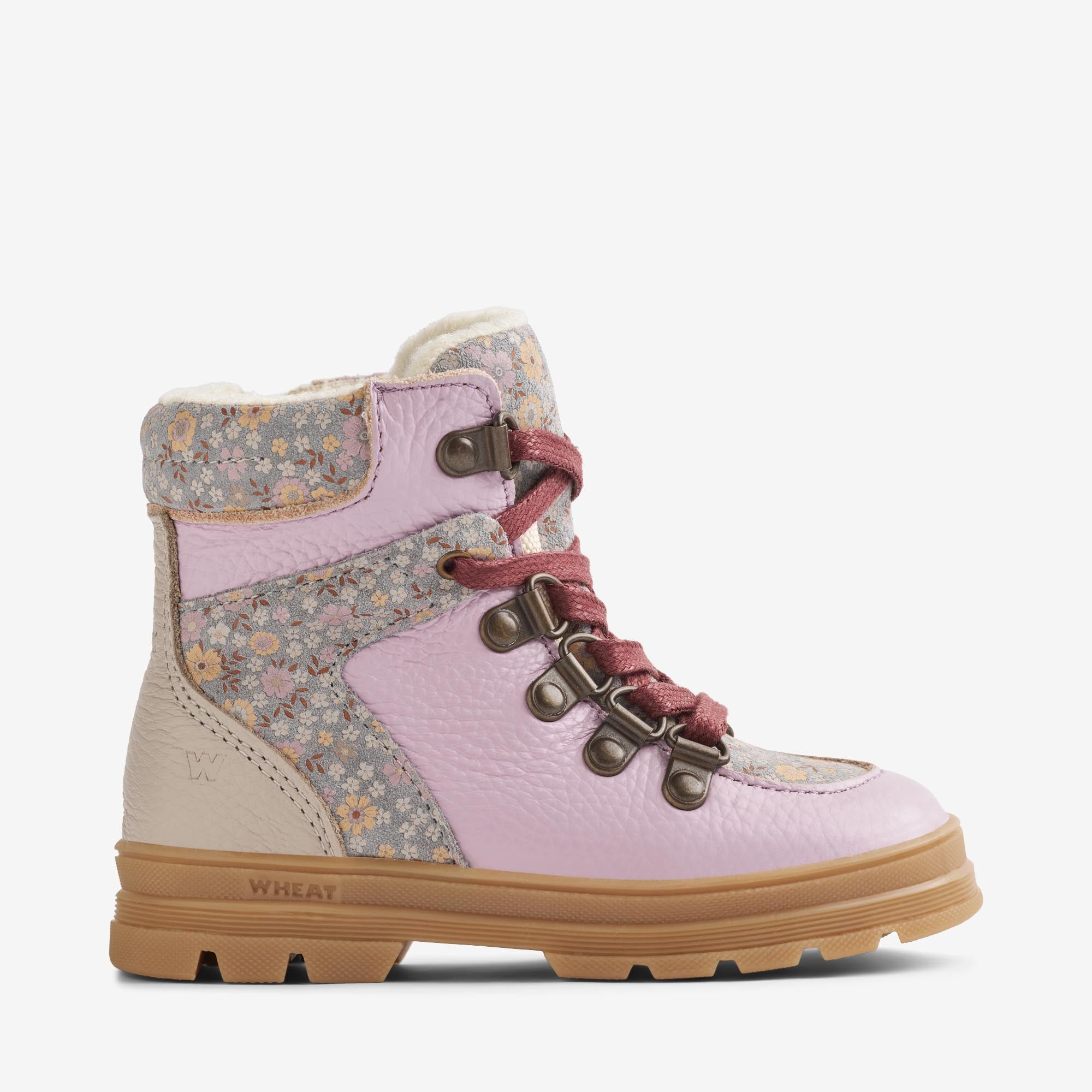 wheat-toni-hiker-tex-winterstiefel-slightly-blue-flowers-wollfutter image 3