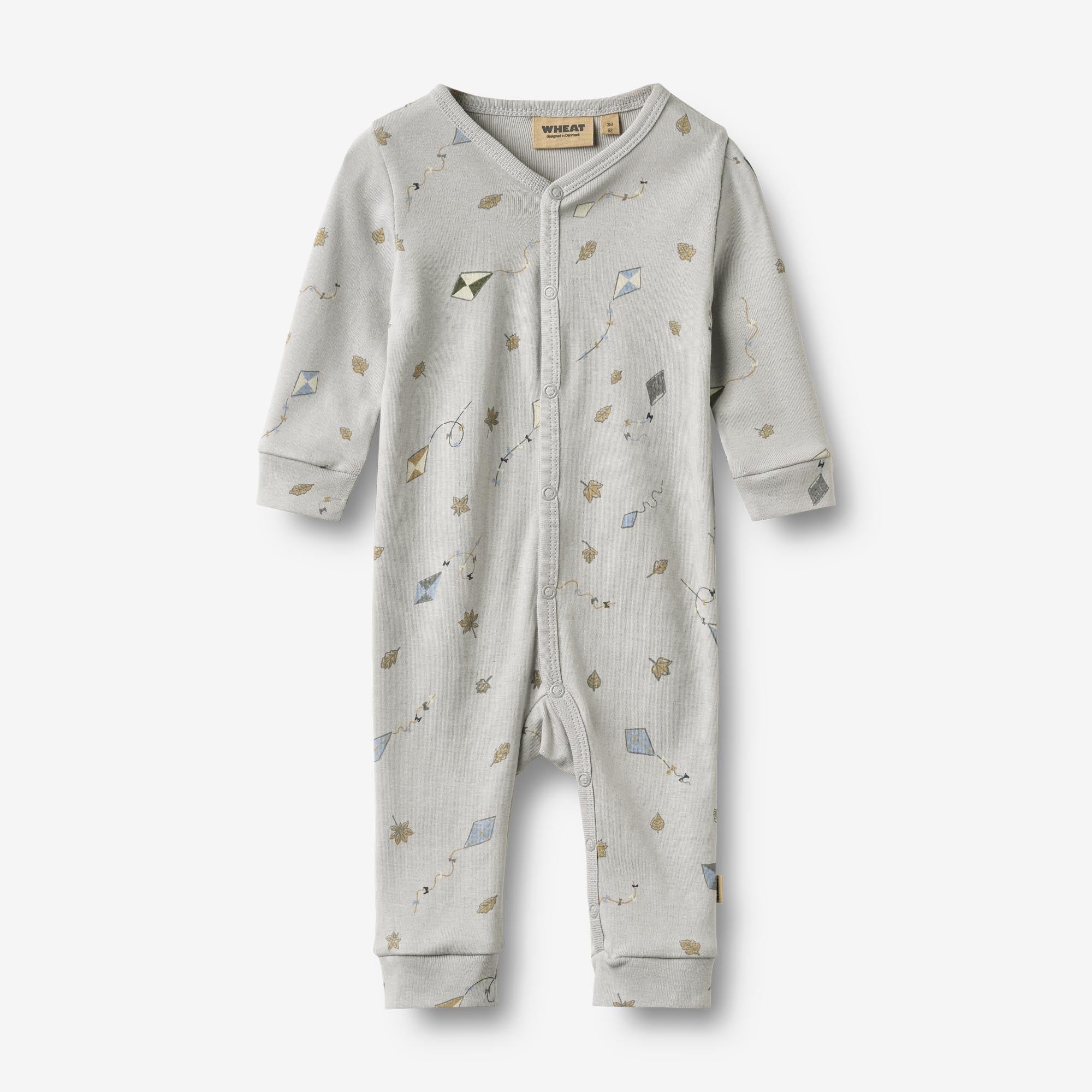 wheat-bendji-jumpsuit-overall-mellow-sky-kites-bio-baumwolle image 1