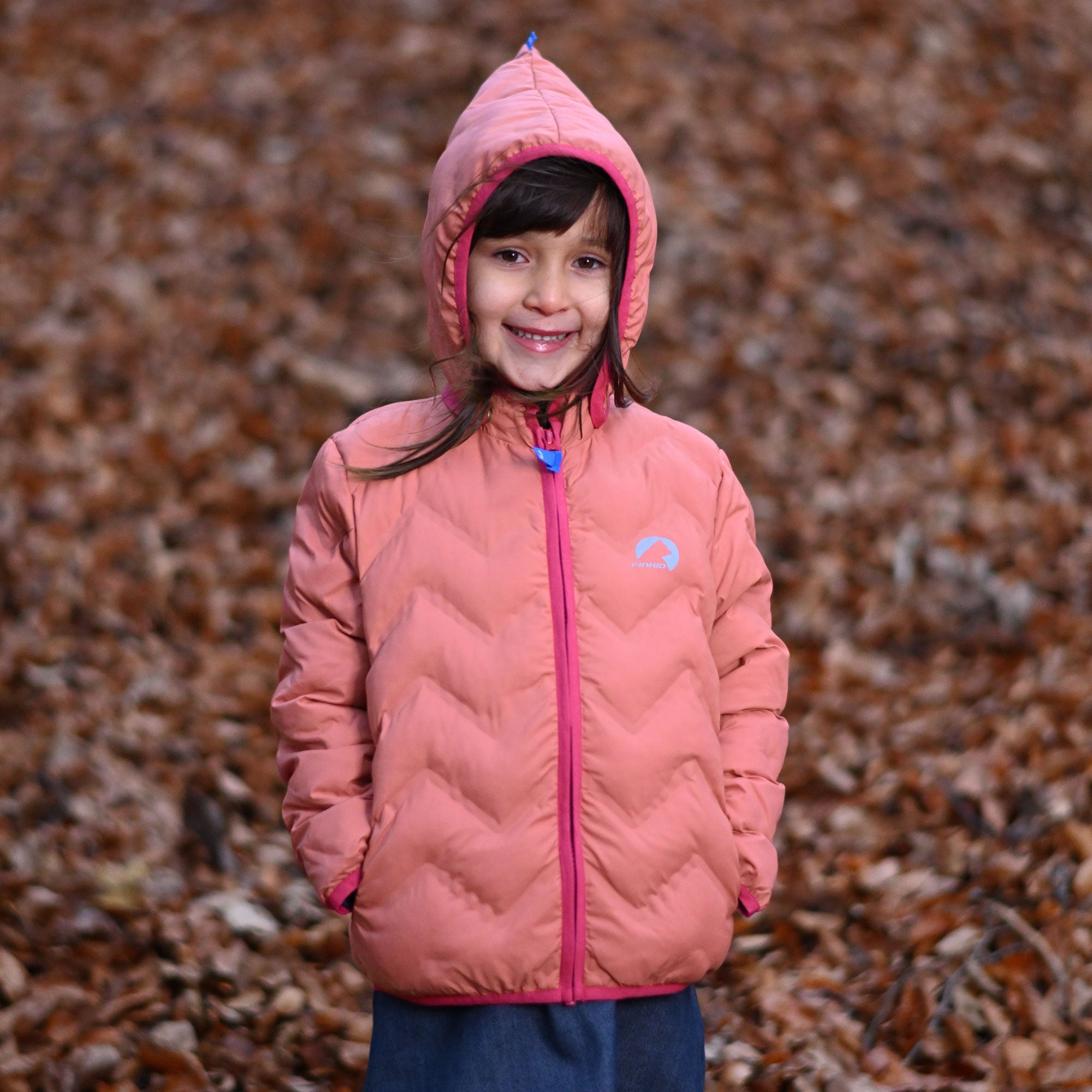 finkid-vanukas-air-kinder-steppjacke-real-teal-navy image 3
