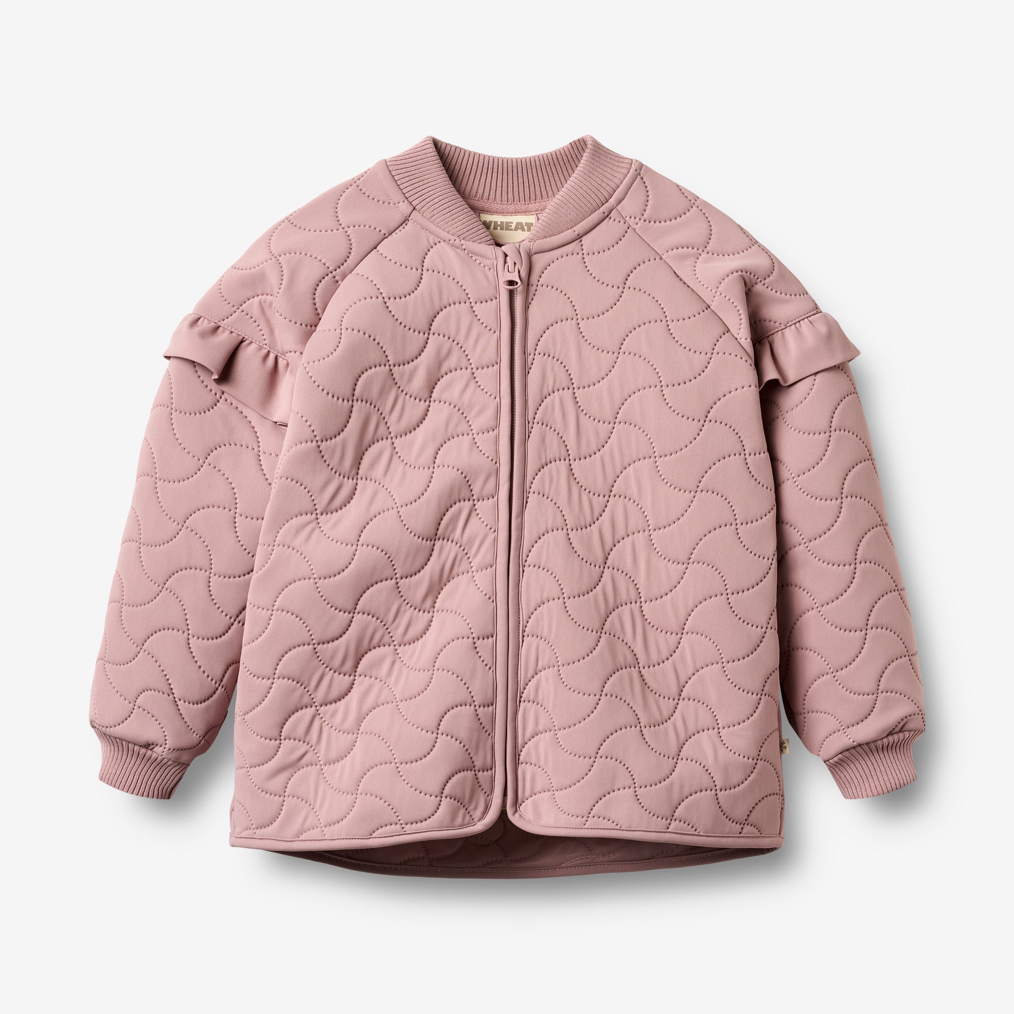 wheat-stjerna-thermo-jacke-warm-rose-recycelt image 1