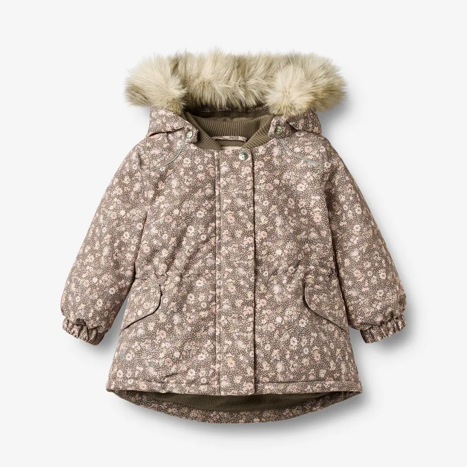 wheat-mathilde-jacke-winterjacke-m-dchen-dry-wood-snow-flowers image 1