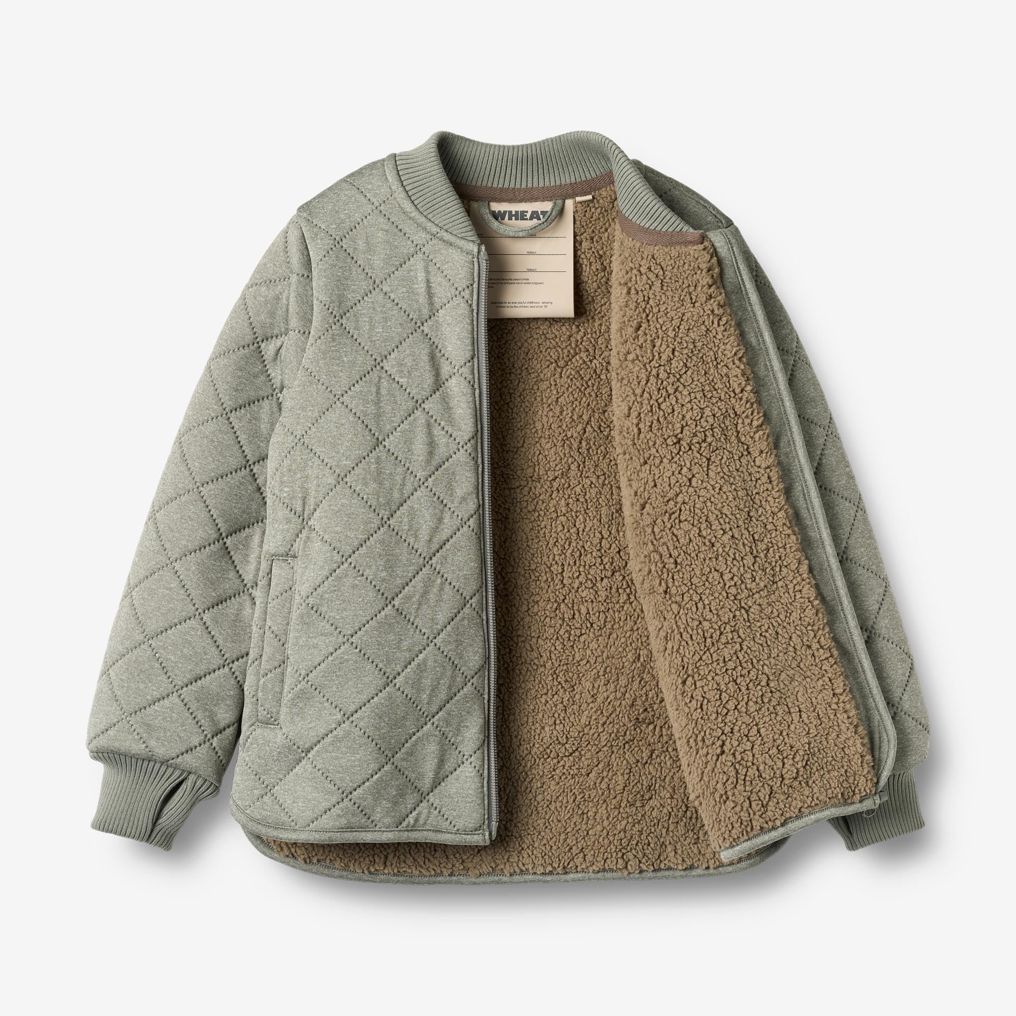 wheat-benni-thermo-jacke-thunder-melange-kinder image 2